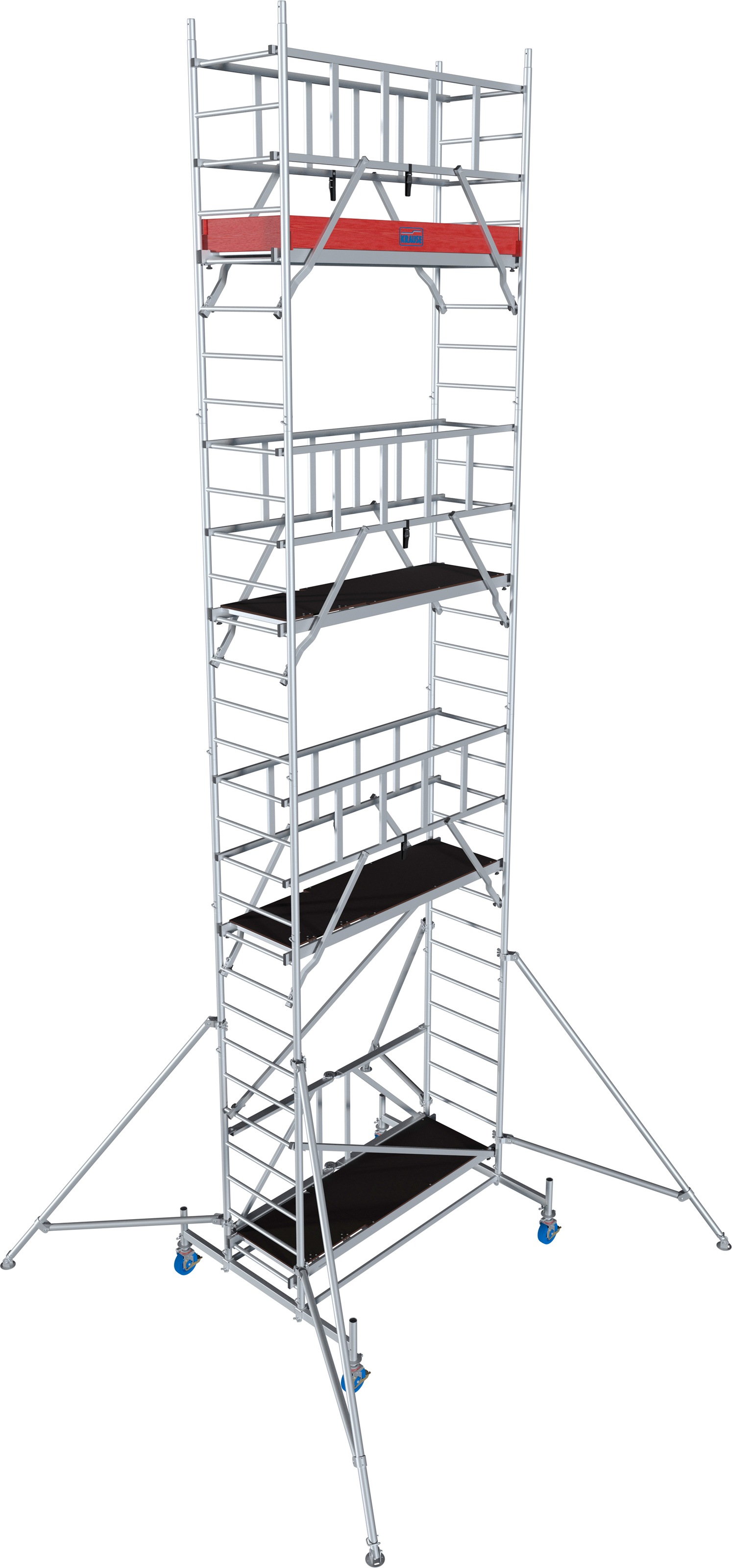 KRAUSE Fahrgerüst »ProTec XS Alu-FaltGerüst«, Arbeitshöhe: 8,8 Meter