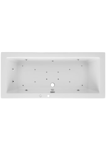OTTOFOND Whirlpool-Badewanne »Cubic«, (Komplett-Set, 1 tlg.), Typ Premium, chrom kaufen