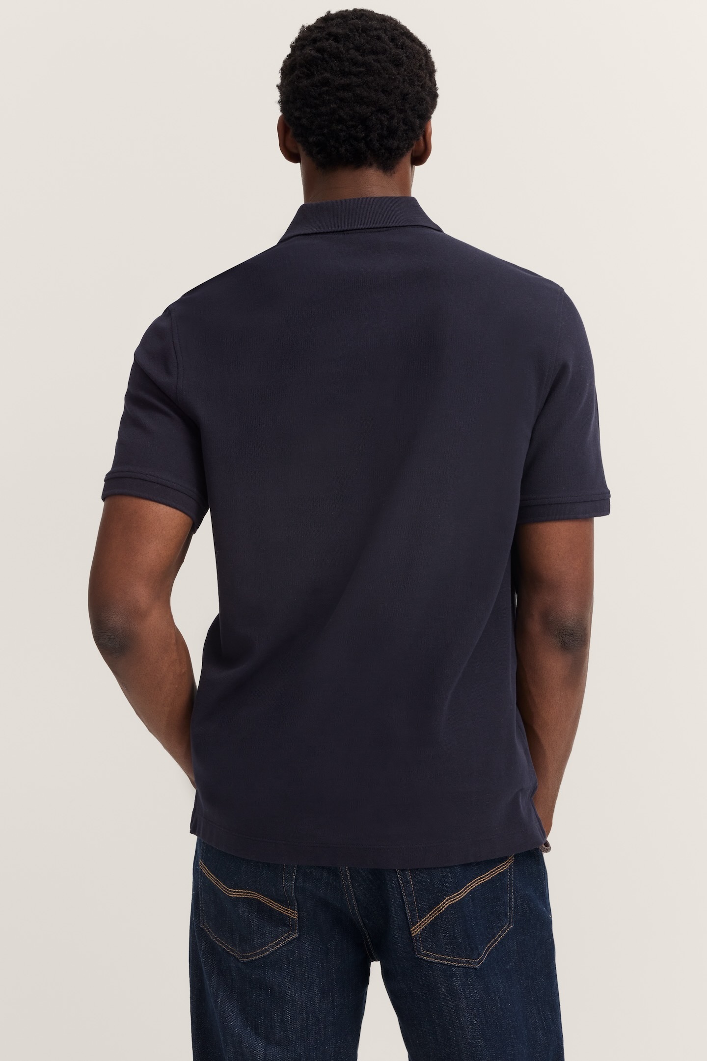 bugatti Poloshirt, mit körpernaher Passform