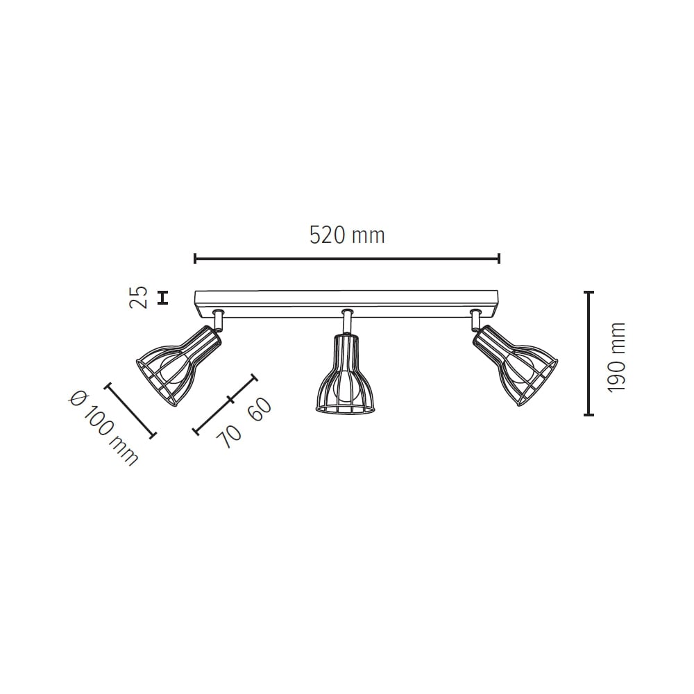 SPOT Light bei Naturprodukt WOOD«, aus Deckenleuchte flammig-flammig, online Eicheholz - massiv, Nachhaltig FSC®-zertifiziert 3 »MEGAN OTTO bestellen