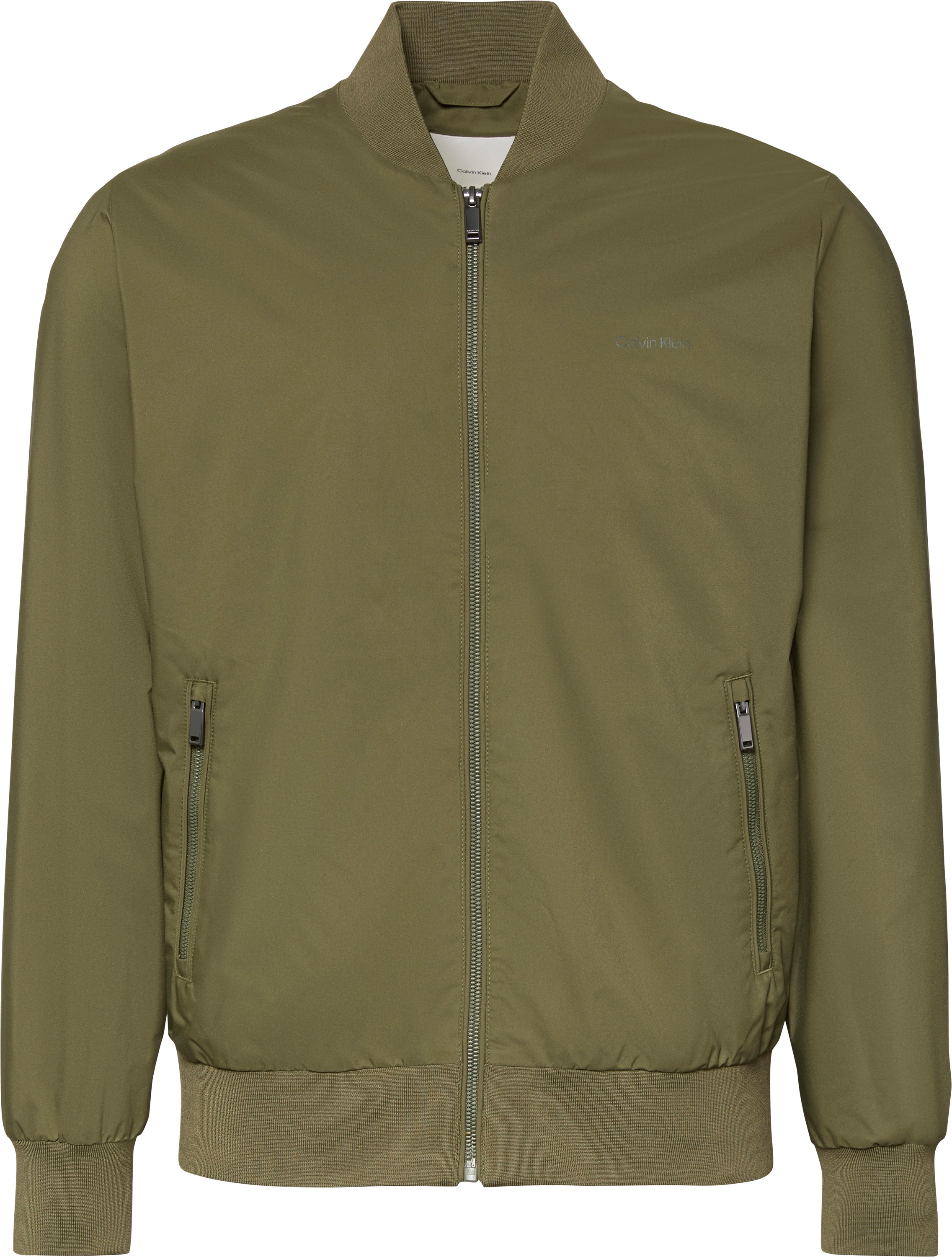 Calvin Klein Bomberjacke »MATTE BOMBER« ohne Kapuze Regular fit, mit Rundhalsausschnitt