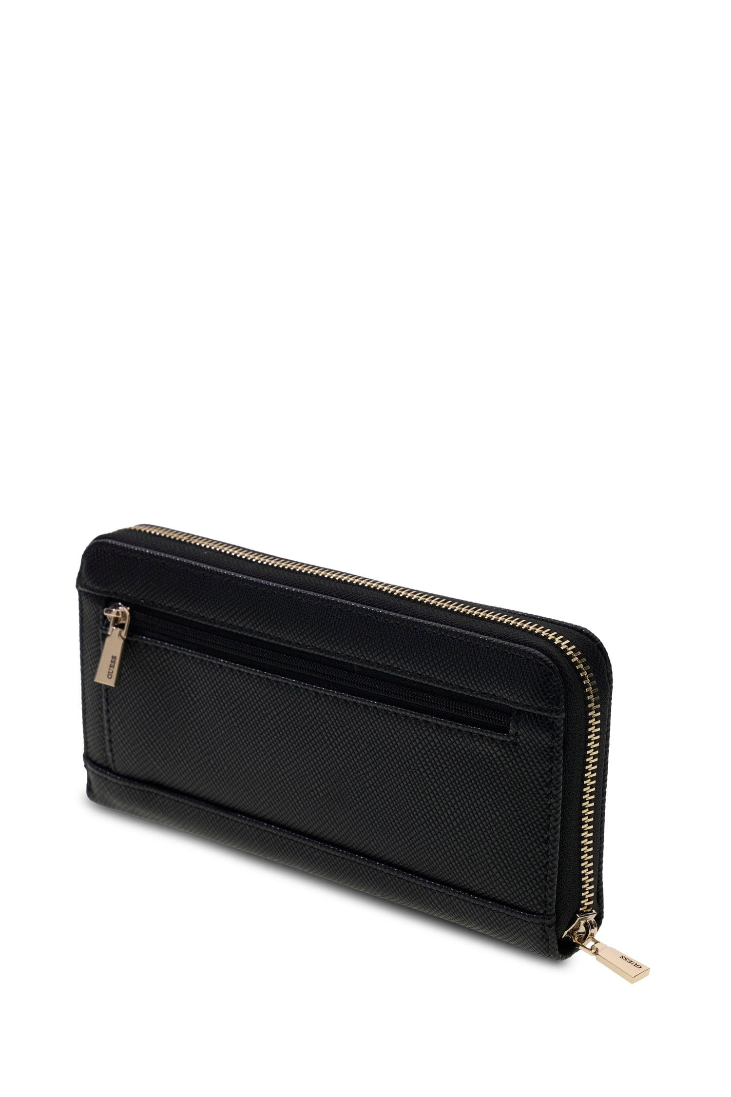 Guess Geldbörse »LAUREL II SLG LARGE ZIP AROUND« Damen Portemonnaie, Geldbeutel mit Reißverschluss-Rückfach