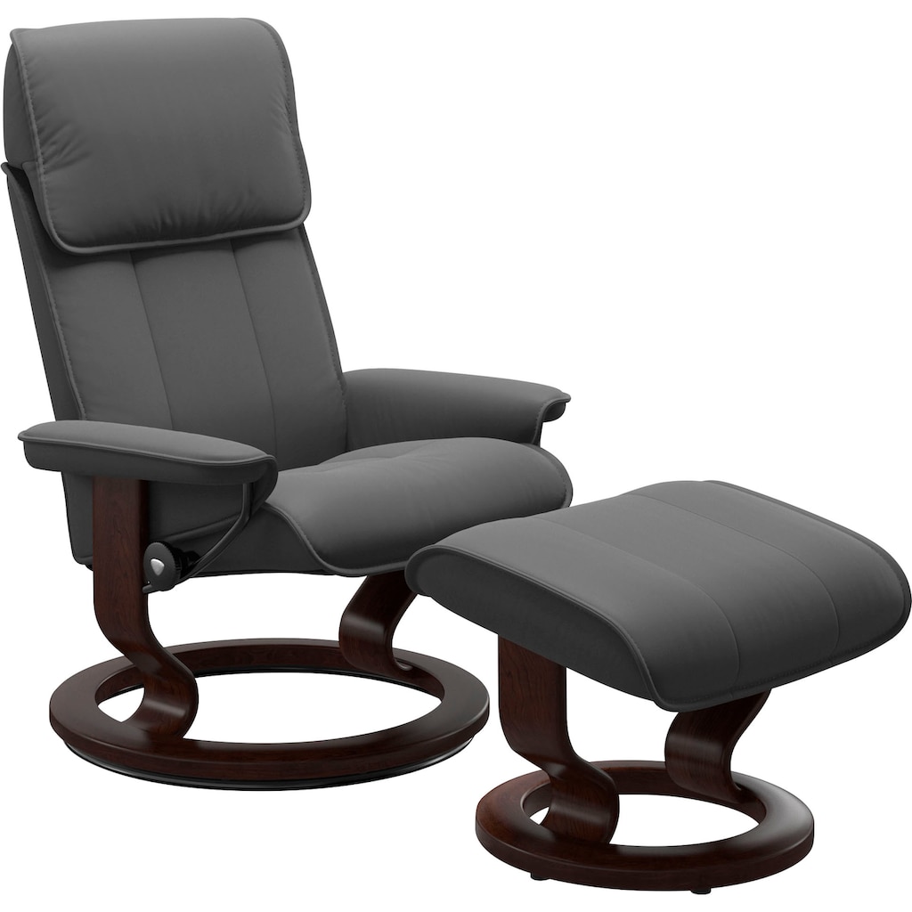 Stressless® Relaxsessel »Admiral«, (Set, Relaxsessel inkl. Hocker)