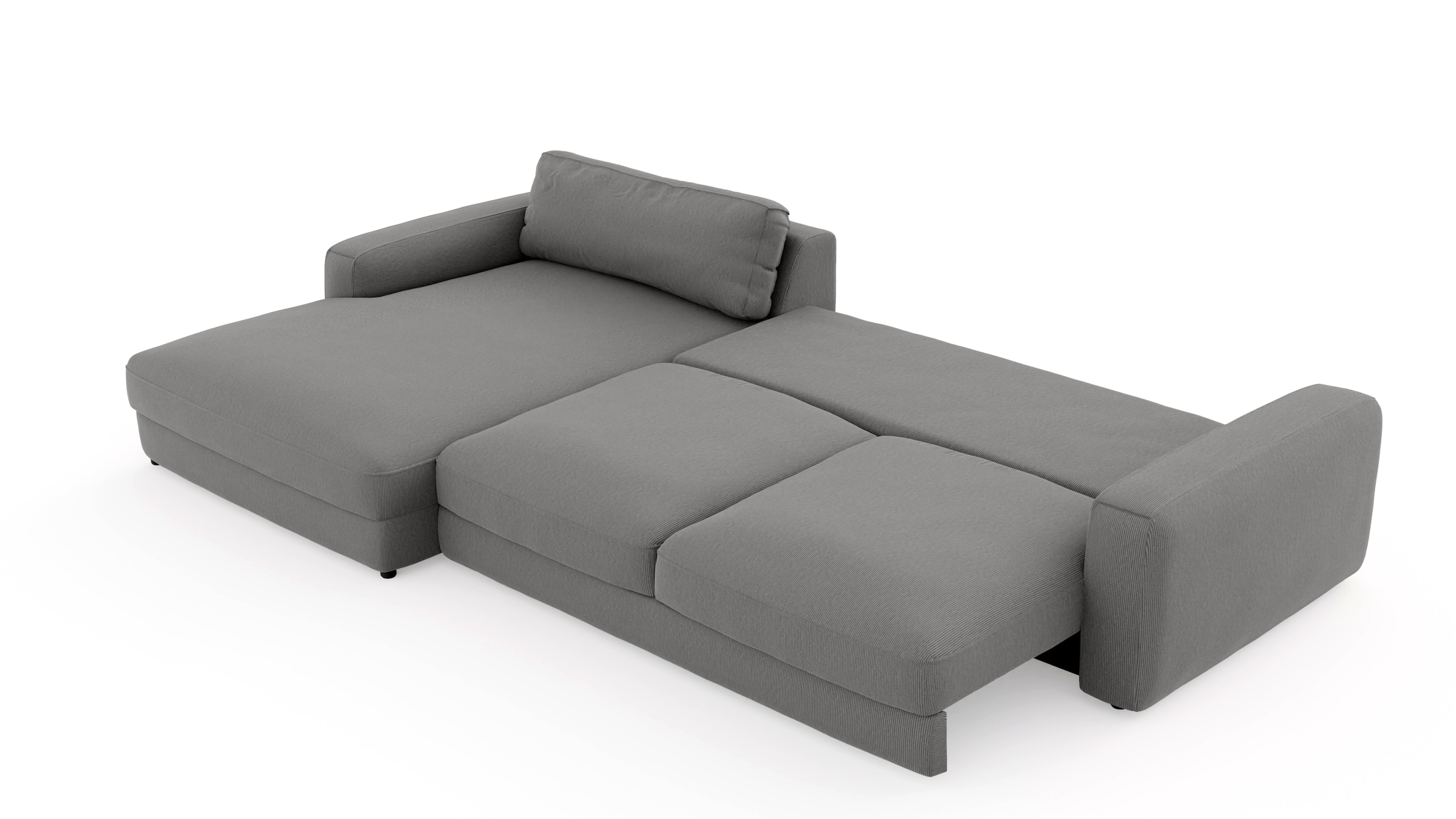 Places of Style Ecksofa »Bloomfield, L-Form«, wahlweise mit Bettfunktion und Bettkasten