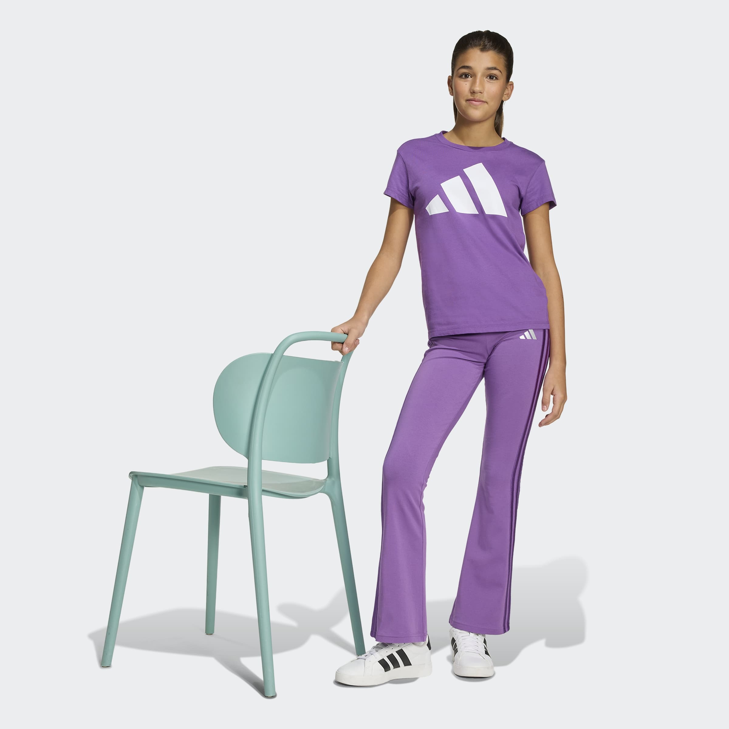 adidas Sportswear T-Shirt »JG BL TEE 160« für Kinder, mit Rundhalsausschnitt, aus Baumwolle, atmungsaktiv