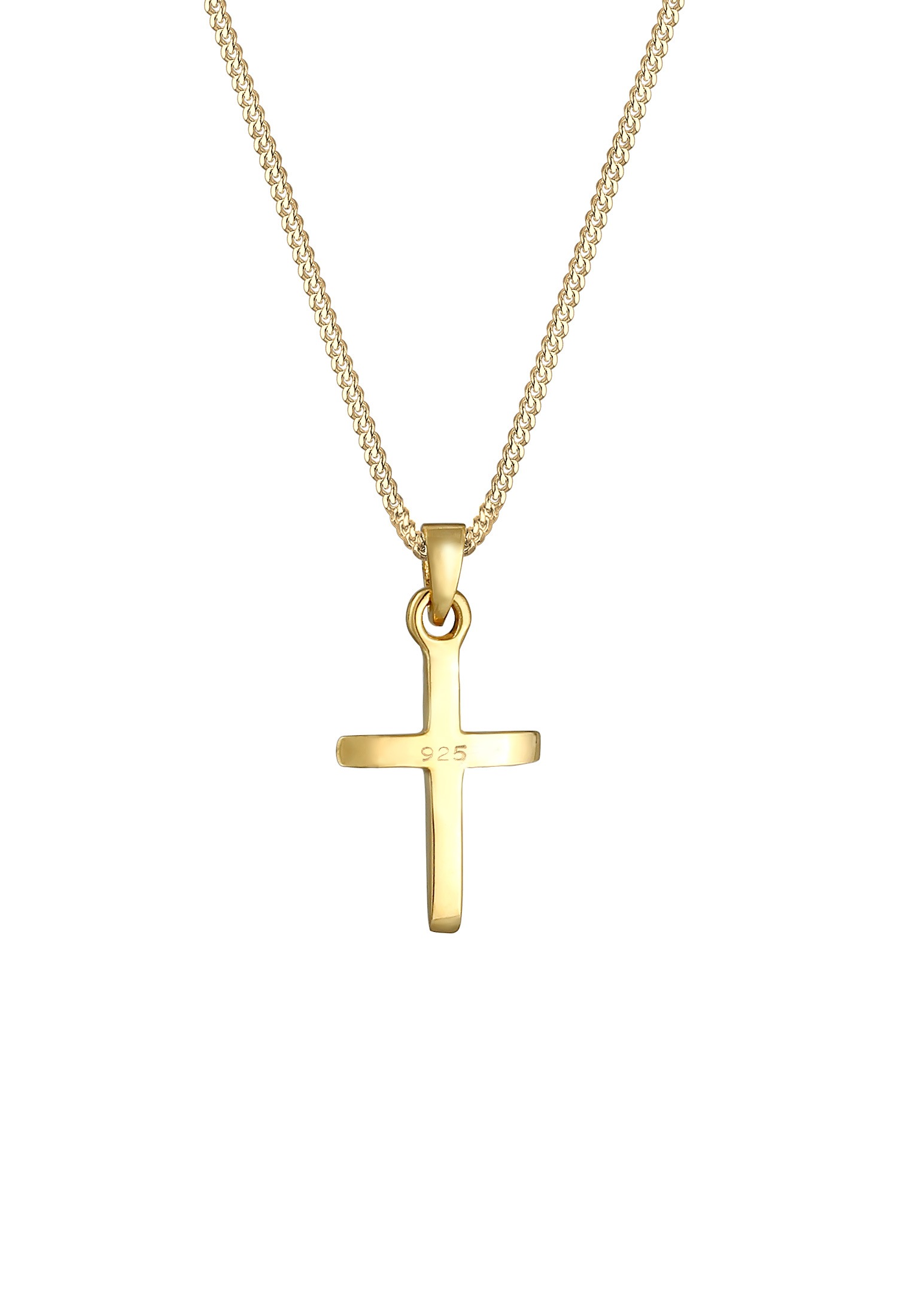 Elli Kette mit Anhänger »Halskette Kreuz Anhänger Klassik Kommunion 925 Silber«
