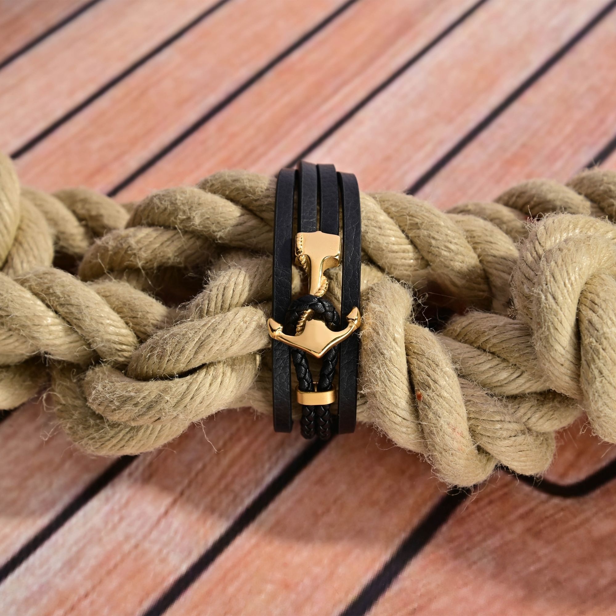 Adelia´s Kettenanhänger »Herren Anhänger ¿ Gravuranhänger aus Leder«