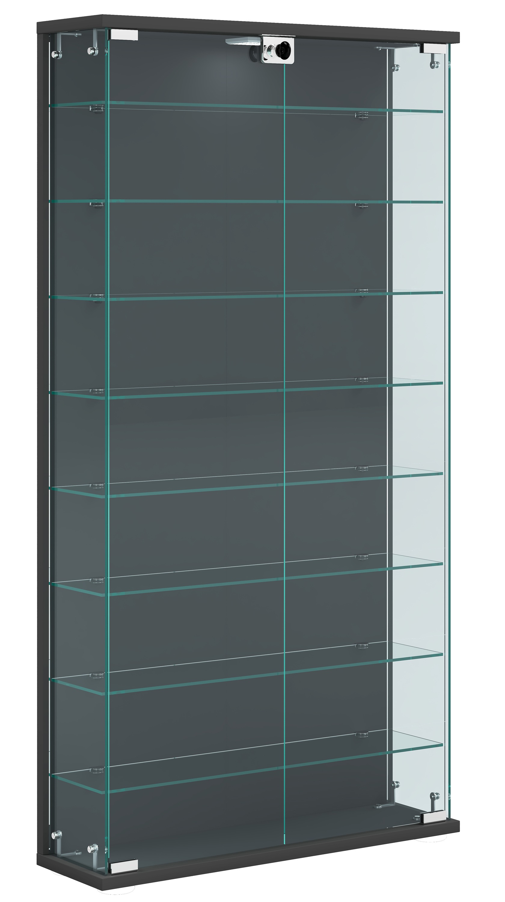 VCM Wandregal »Wandvitrine Hängevitrine Glasvitrine Relas L«