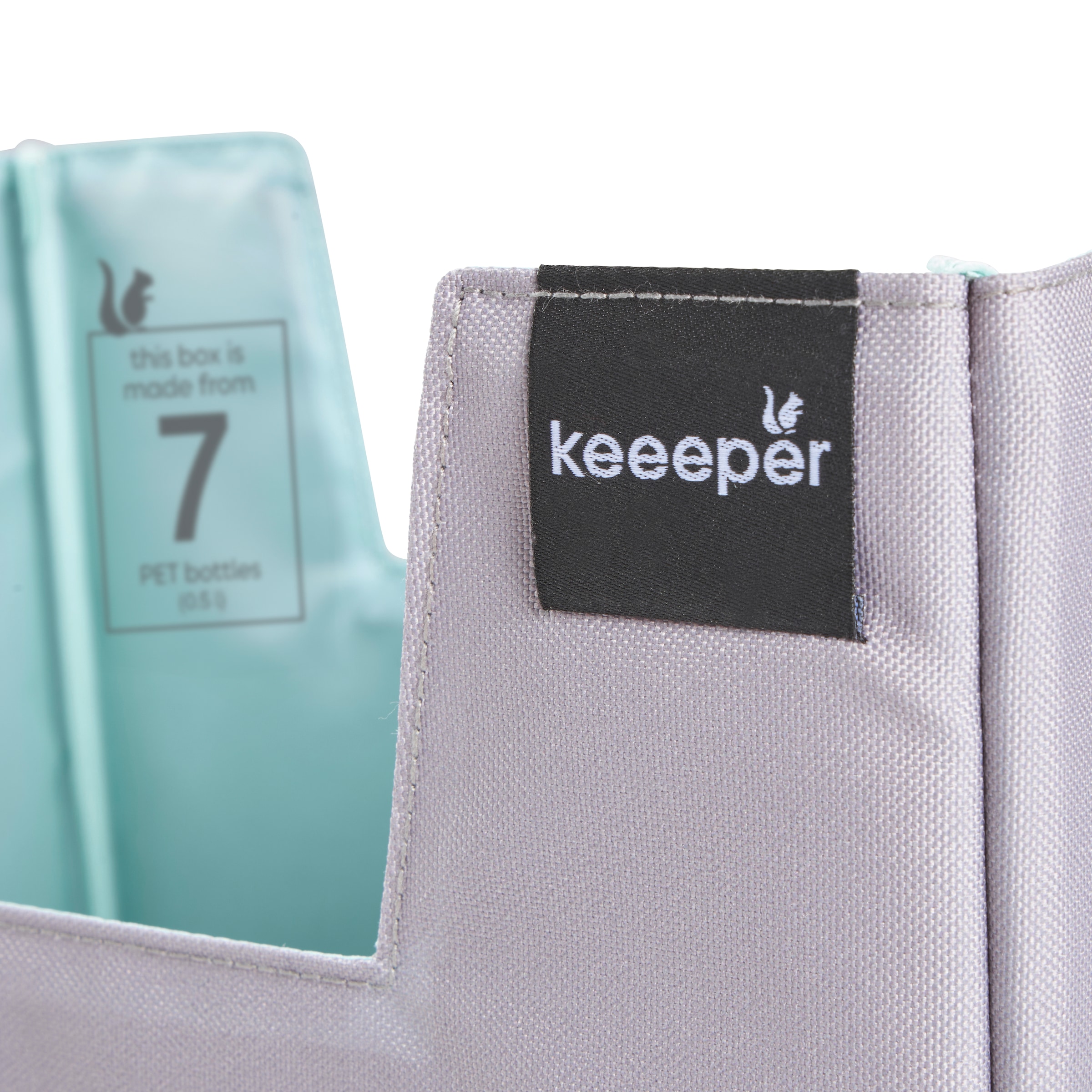 keeeper Faltbox »nea, faltbarer Einkaufsorganizer für Klappboxen« aus recycelten PET-Flaschen