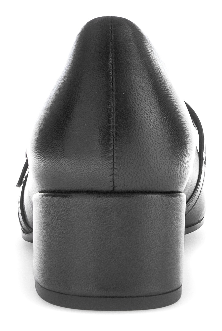 Gabor Spangenpumps, Blockabsatz, Abendschuh, Businessschuh mit Wechselfußbett