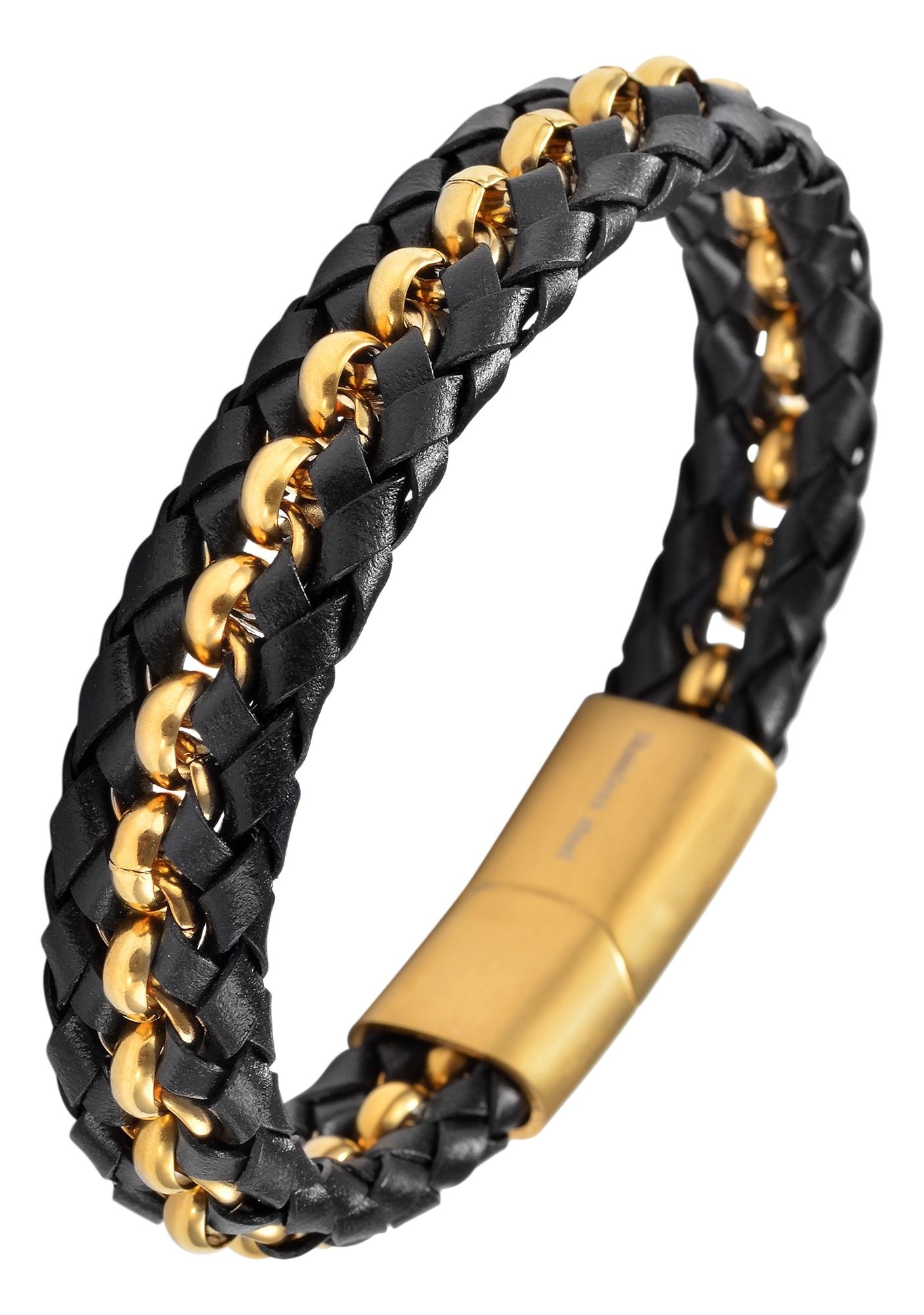 Adelia´s Lederarmband »Unisex Armband ¿ Lederarmband aus Leder 21 cm«