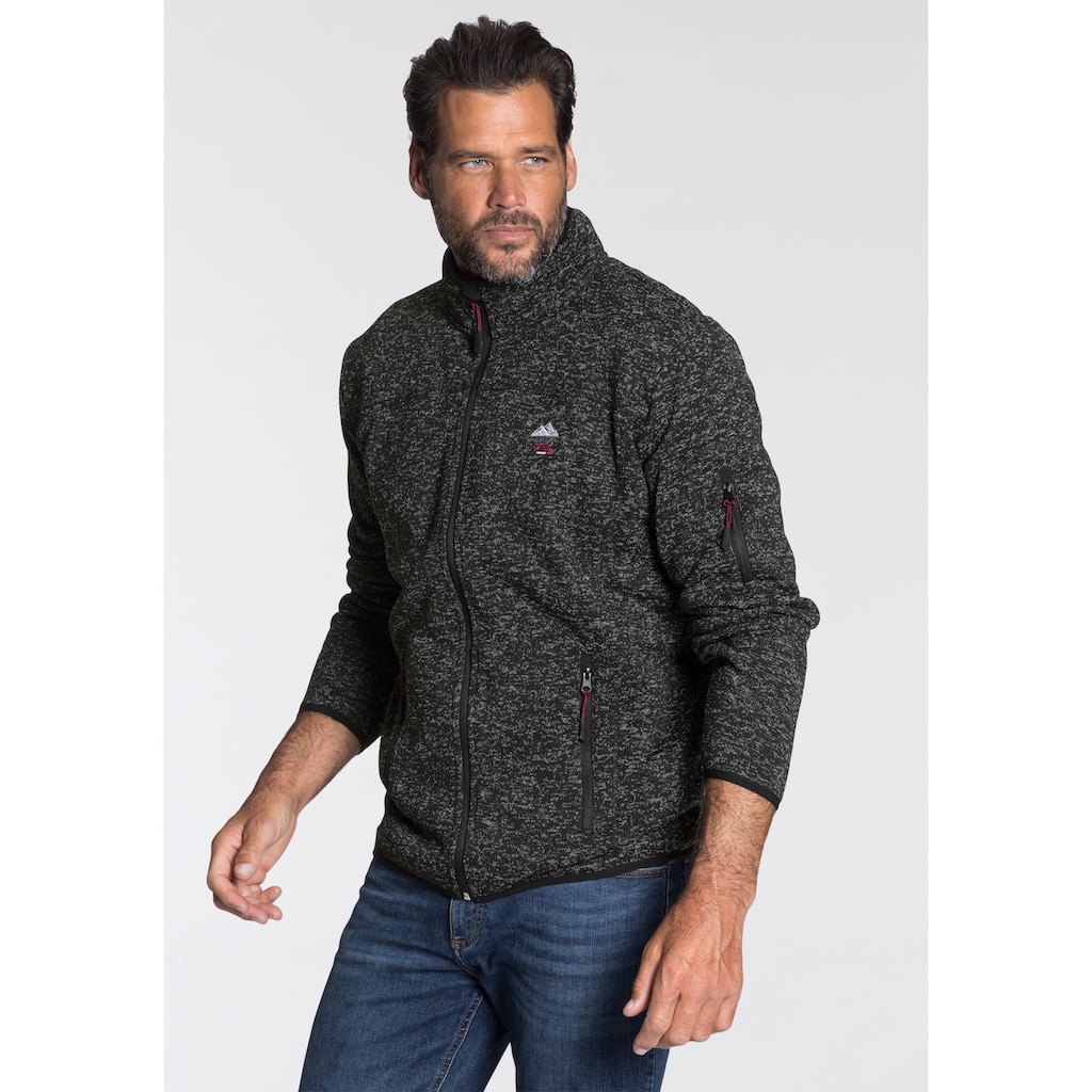 Man's World Strickfleecejacke