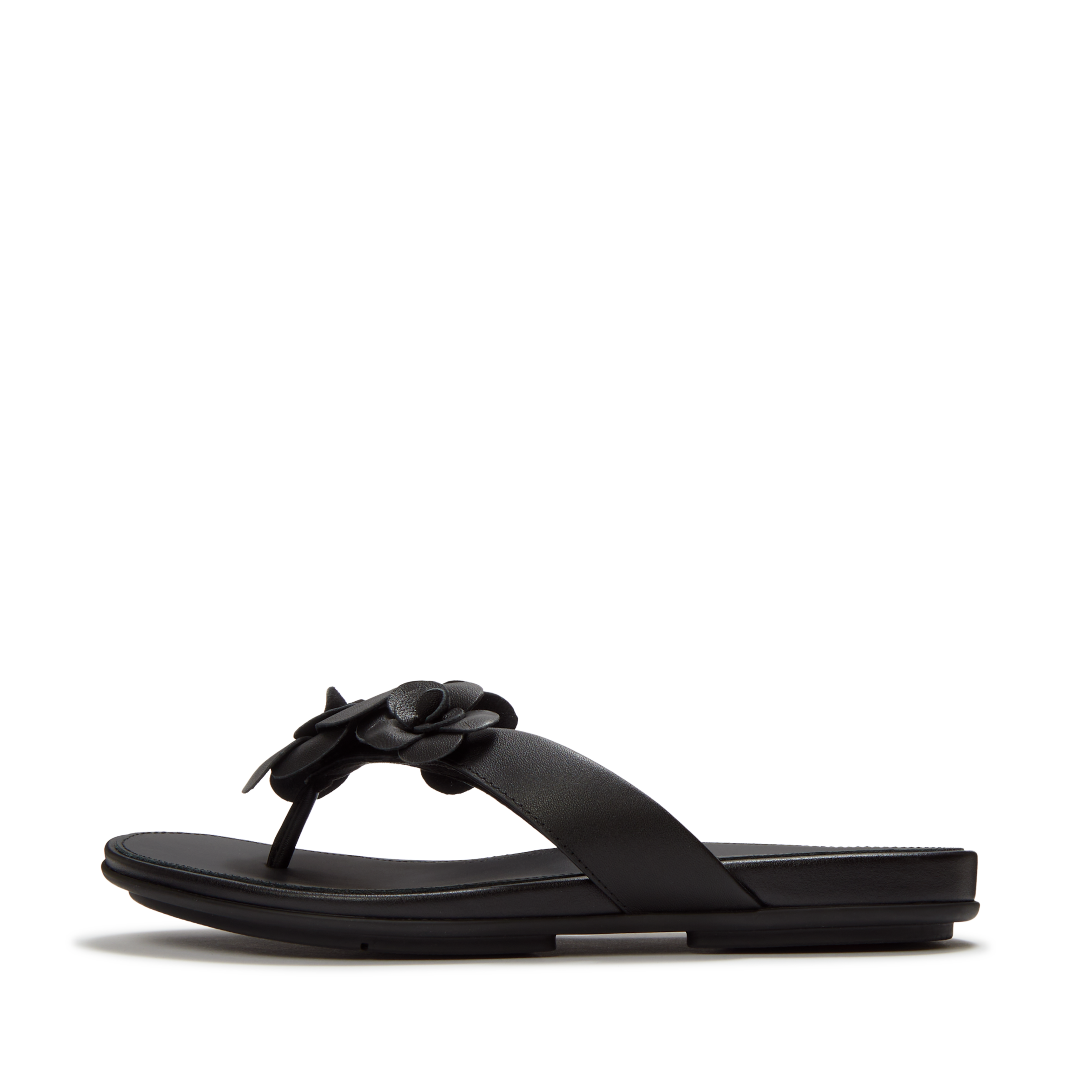 Fitflop Dianette »GRACIE FLOWER LEATHER FLIP-FLOPS«  Zehentrenner, Sommerschuh mit auffälliger Blüte