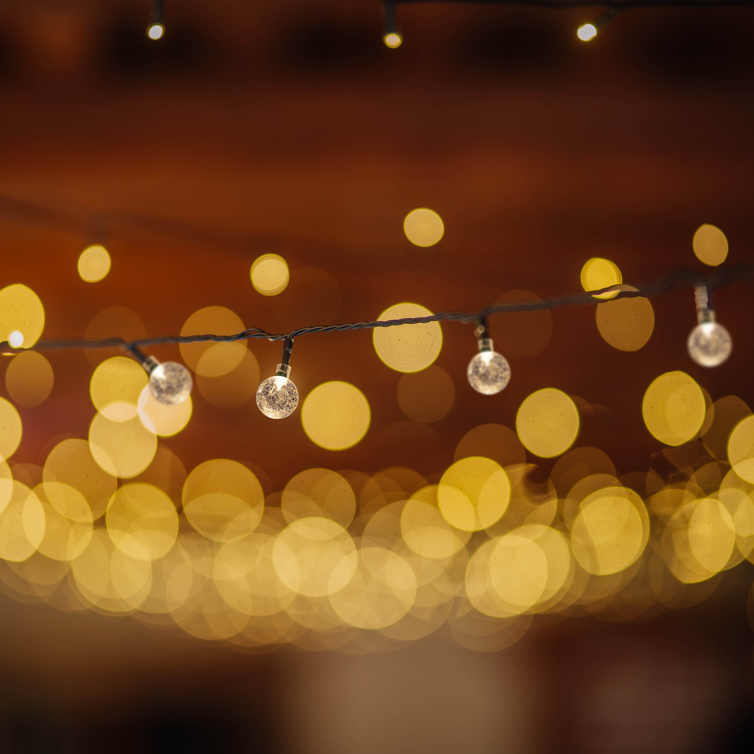 näve LED-Lichterkette »Becul« 50 Stk.-flammig Solar, 50 Leuchtkugeln, 8 Leuchtmodi per Fernbedienung inkl., Timer