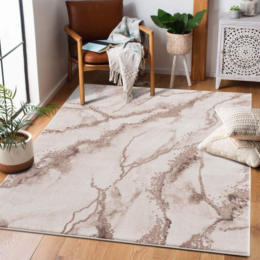 Carpet City Teppich »Chic«, rechteckig, 11 mm Höhe, Kurzflor, Abstrakt, Modern, Weicher Flor, ideal für Wohnzimmer & Schlafzimmer