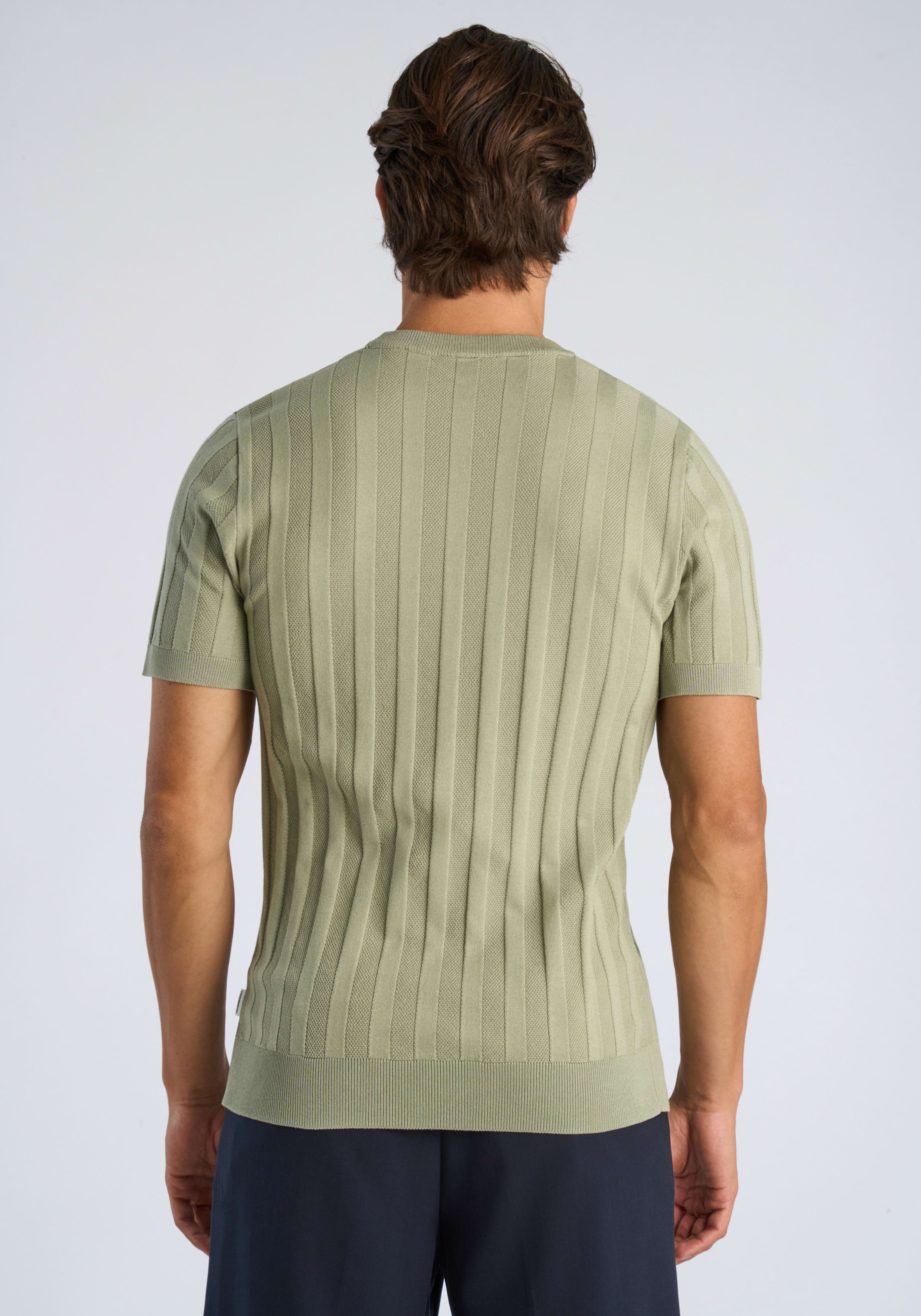 LINDBERGH Kurzarmpullover mit Struktur-Muster