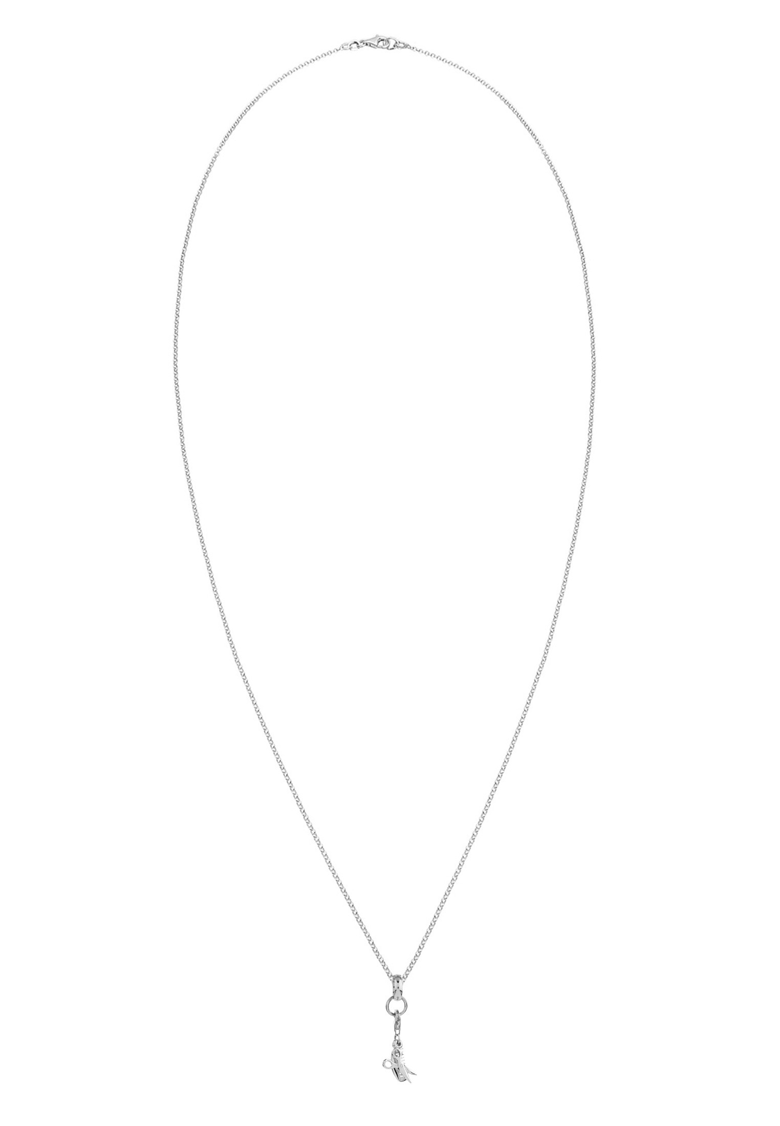 Nenalina Lange Kette »Halskette Kamm Schere Symbol Charm Anhänger 925 Silber«