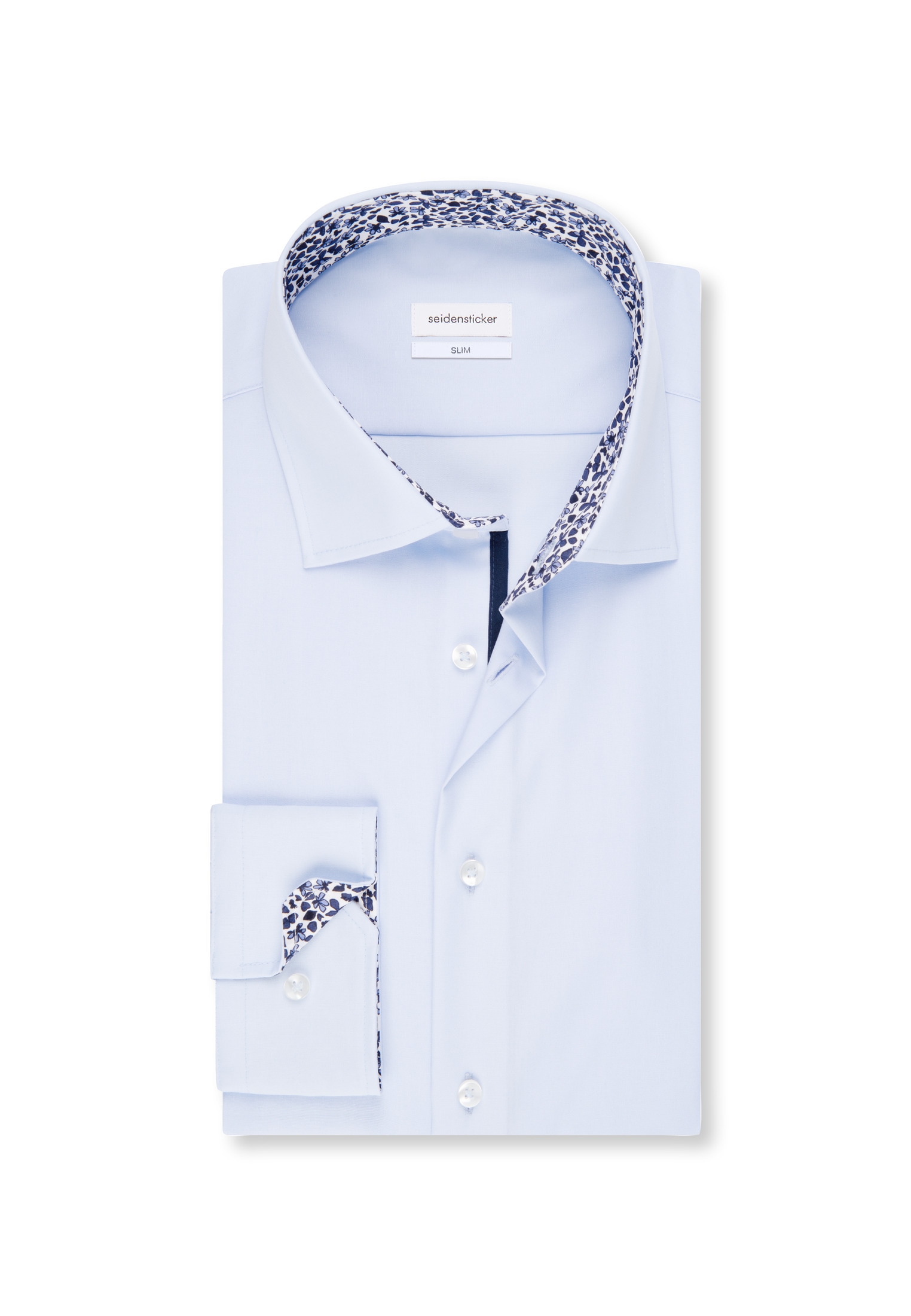 seidensticker Businesshemd »Schwarze Rose« Shaped 1/1 Kentkragen Uni