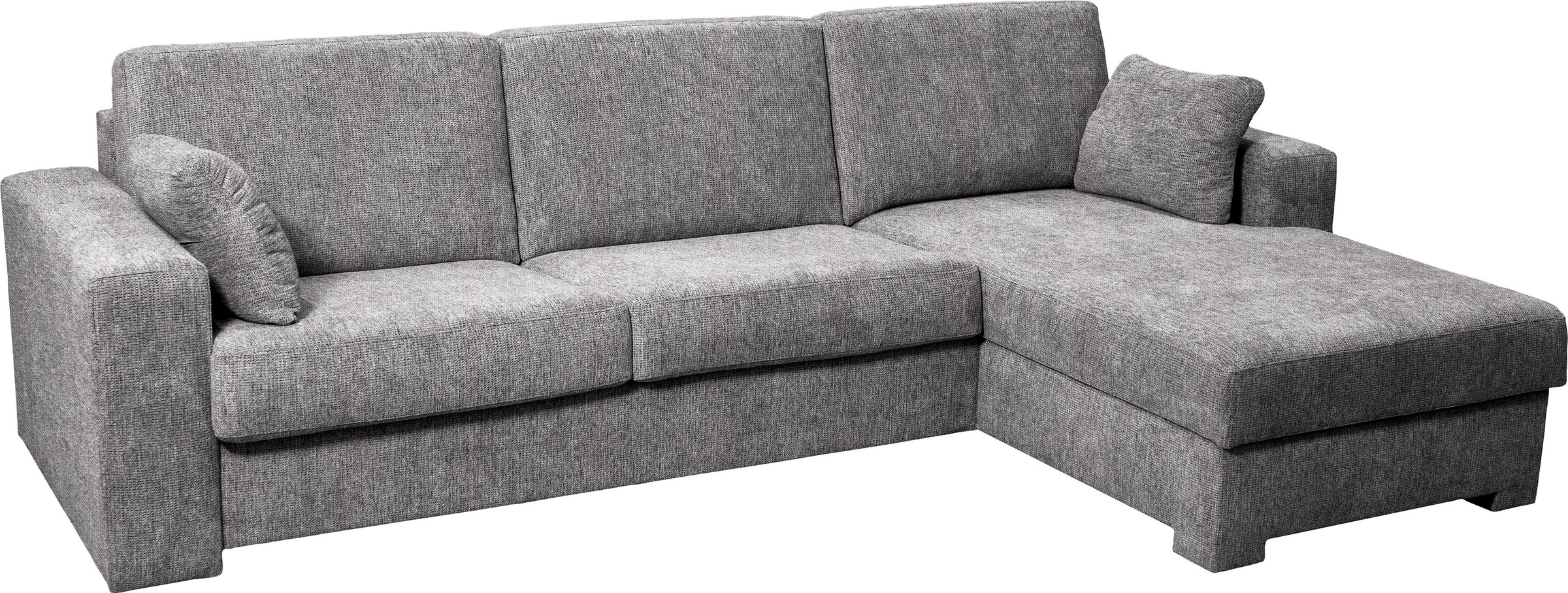 Home affaire Ecksofa »Roma "M" Matratzenhöhe 14 cm, Dauerschlaffunktion, mit Unterfederung,«, Liegemaße ca 143x198 cm, L-Form