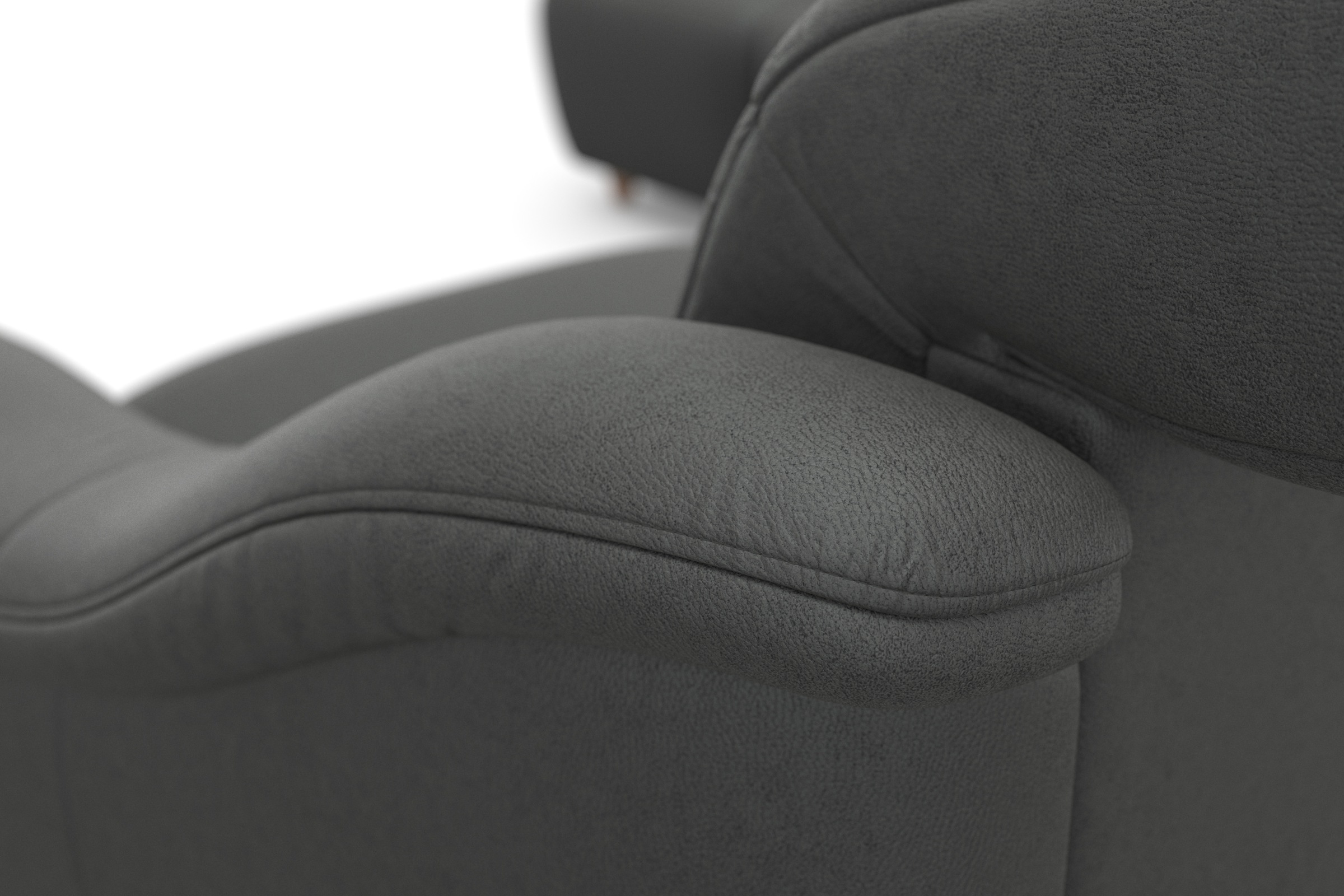 Home affaire Ecksofa »Boston L-Form«, Kopfteilverstellung an jeder Sitzfläche, wahlweise Relaxfunktion