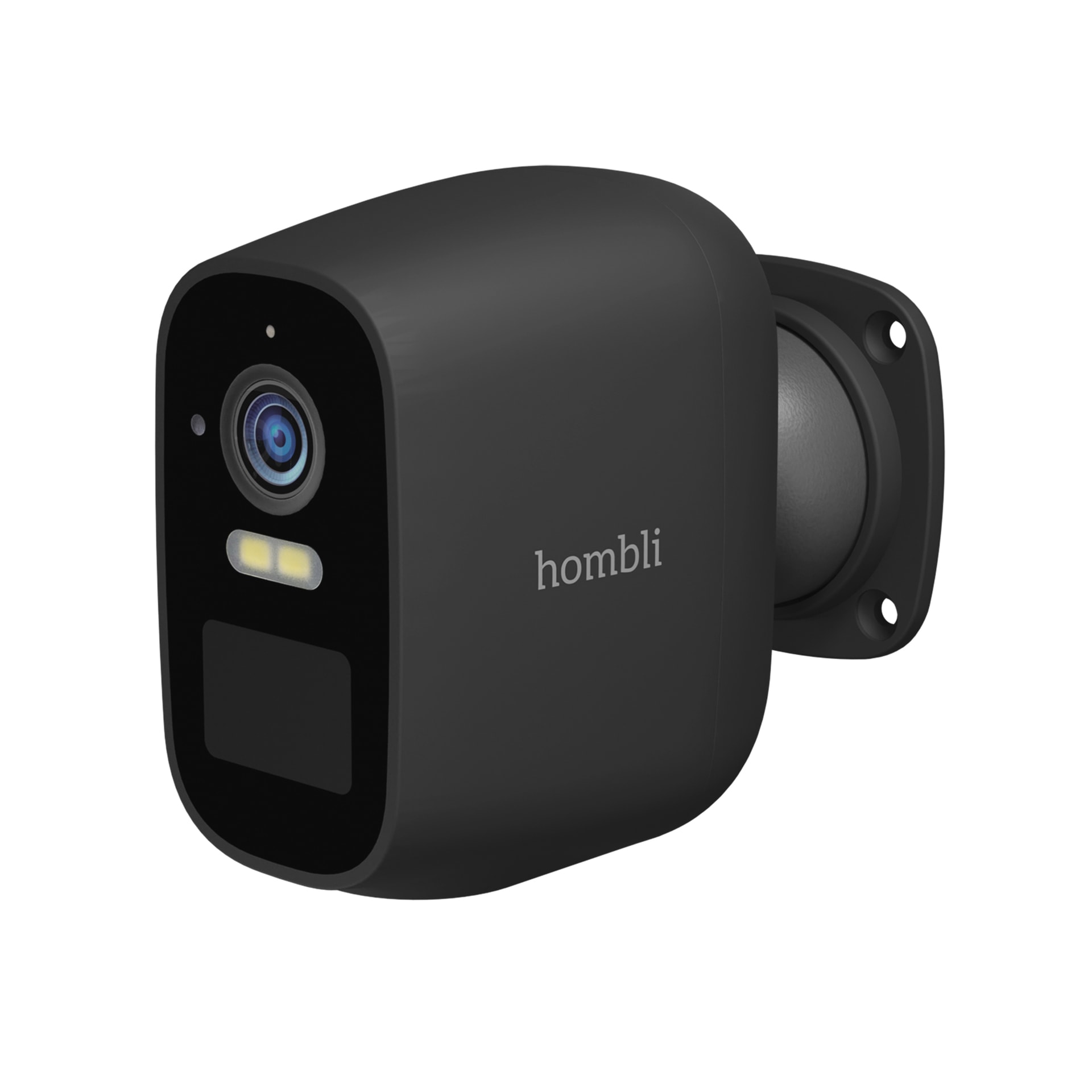 Hombli Überwachungskamera »smarte Batterie Kamera«, Außenbereich, 2K QHD, farbige Nachtsicht, integrierte Sirene und Flutlicht