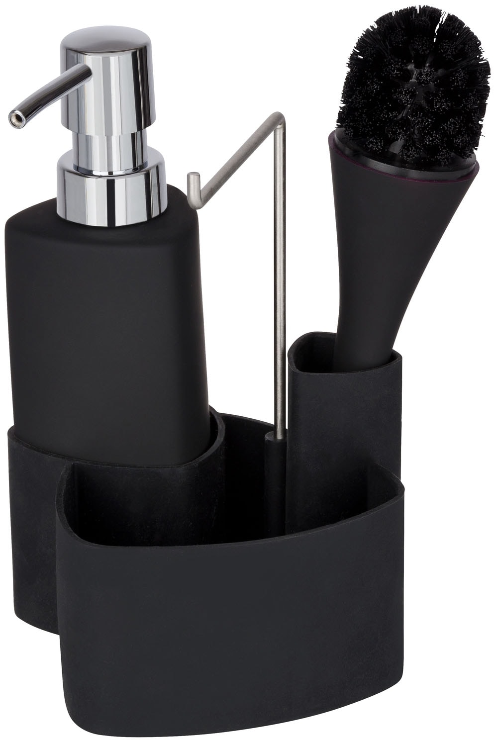 WENKO Reinigungs-Set »Modell Empire« Spülorganizer mit 2 Reinigungstüchern, Fassungsvermögen Spender: 250ml