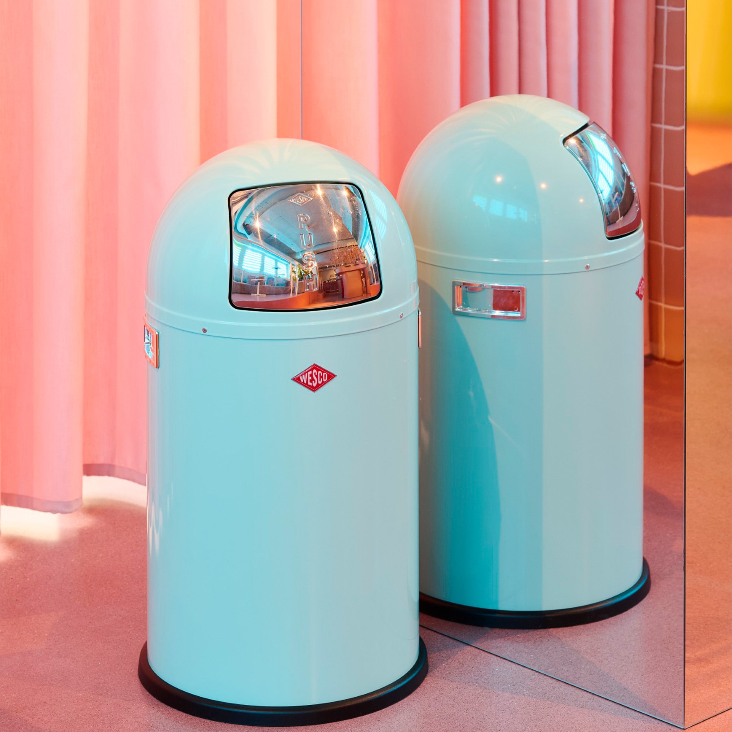 WESCO Mülleimer »Pushboy Junior« 1 Behälter Abfallsammler  22 Liter