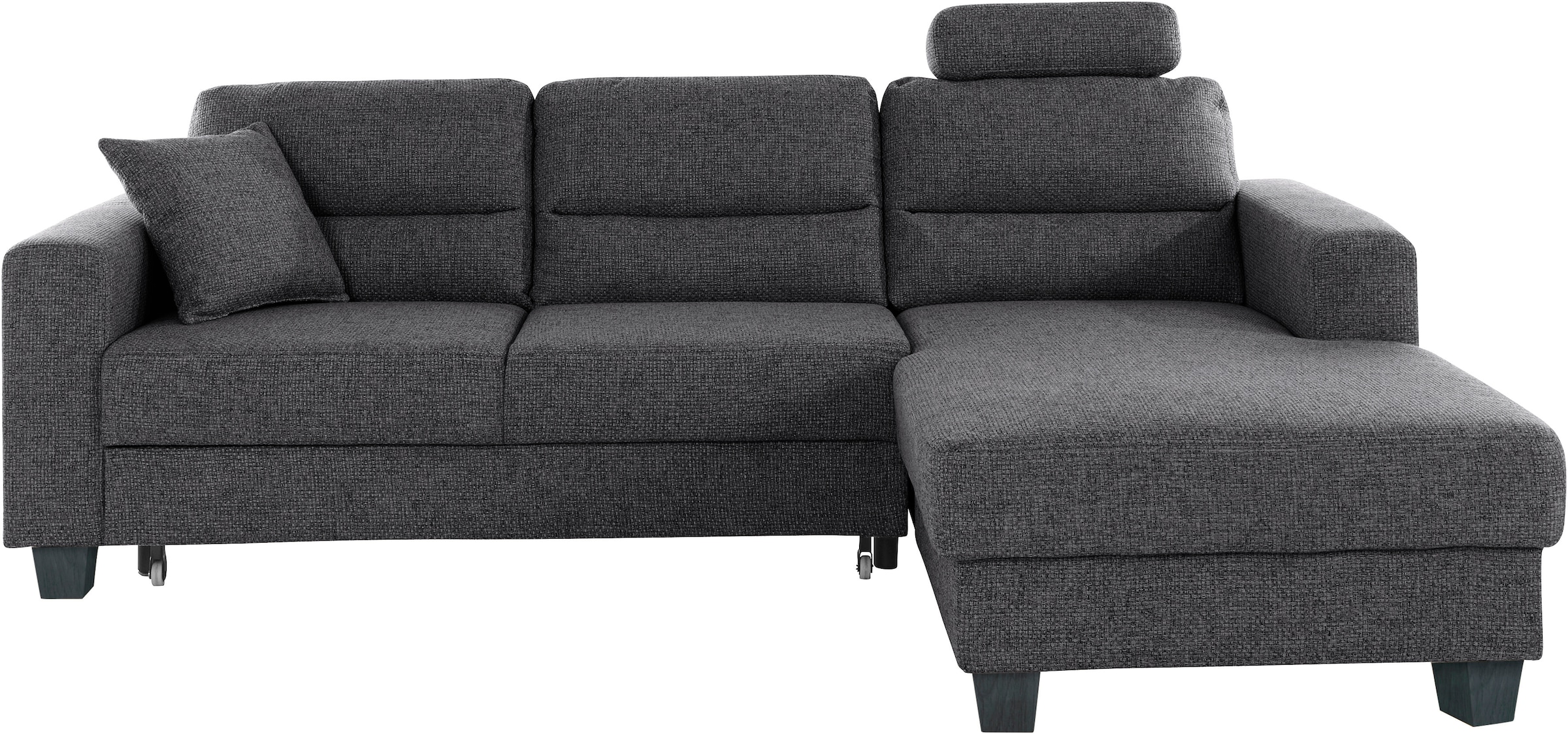 TRENDMANUFAKTUR Ecksofa »Chamber, zeitlos und modern, hoher Sitzkomfort, L-Form«, wahlweise mit Schlaffunktion