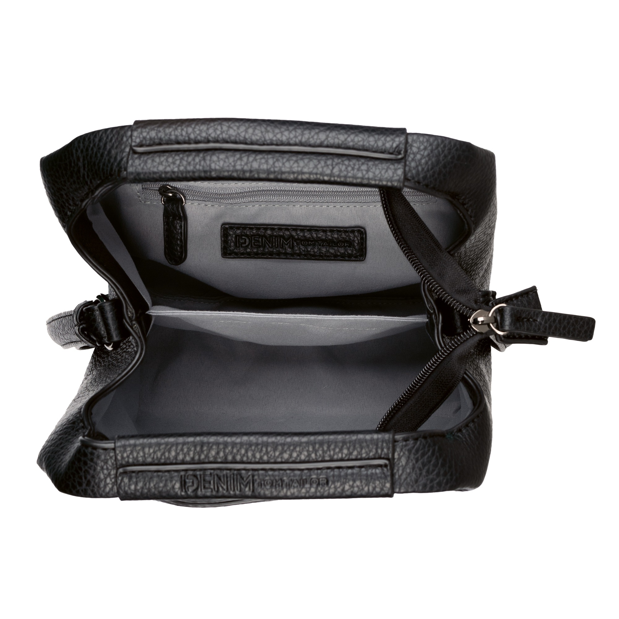 TOM TAILOR Denim Hobo »Luara«, aus genarbtem Lederimitat ina aktuellen Trendfarben