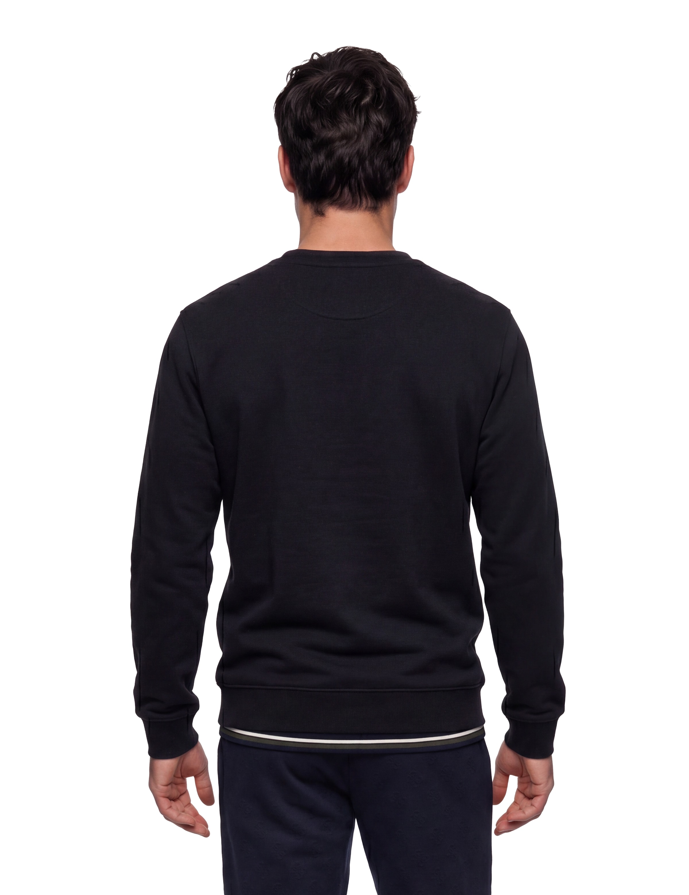 Guess Sweatshirt »RED TRIANGLE«, Rundhalsausschnitt, Regular Fit, Logodruck
