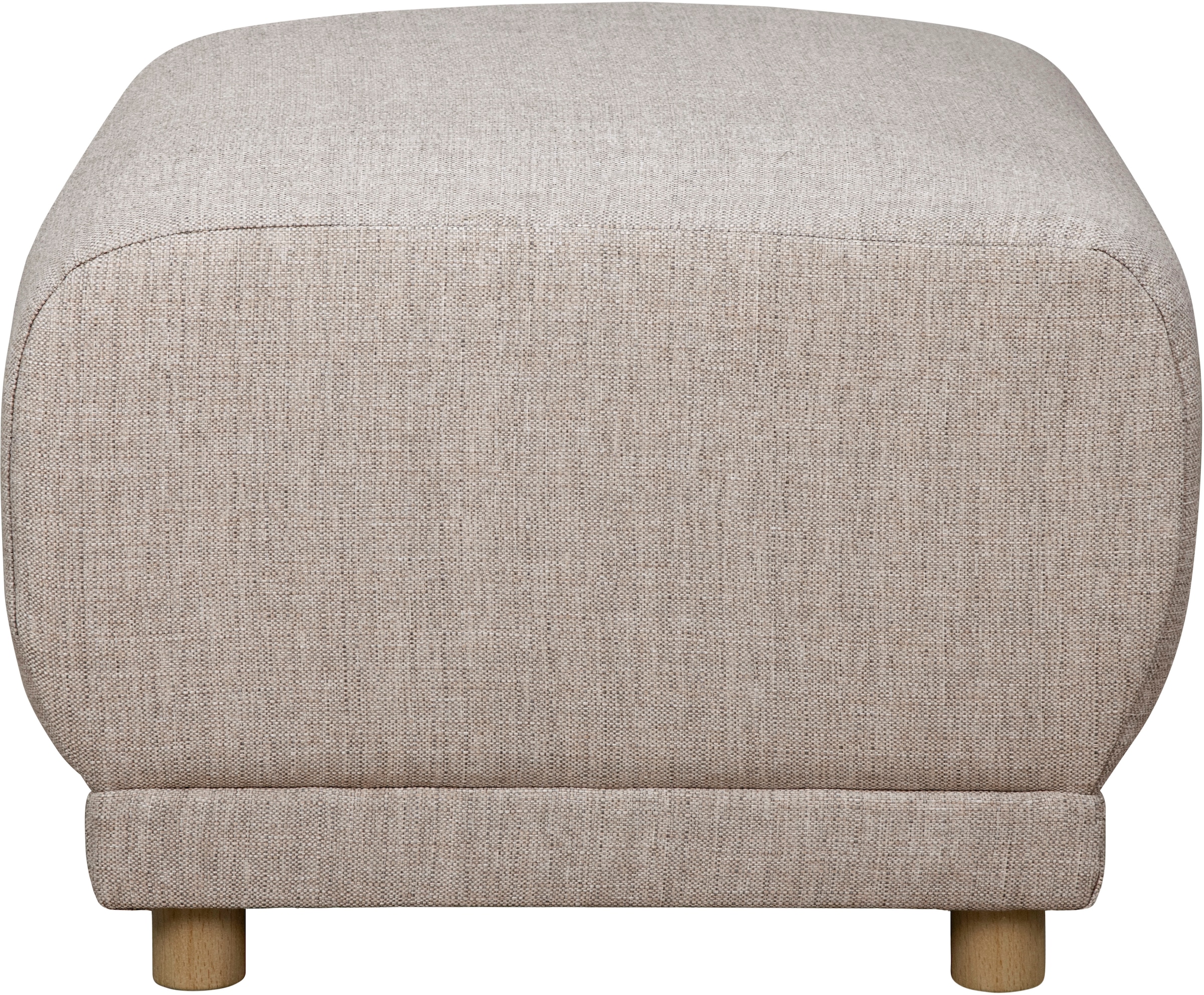 Home affaire Polsterhocker »LEMPS« klein passend zur Serie, B/T/H: 70/70/46 cm