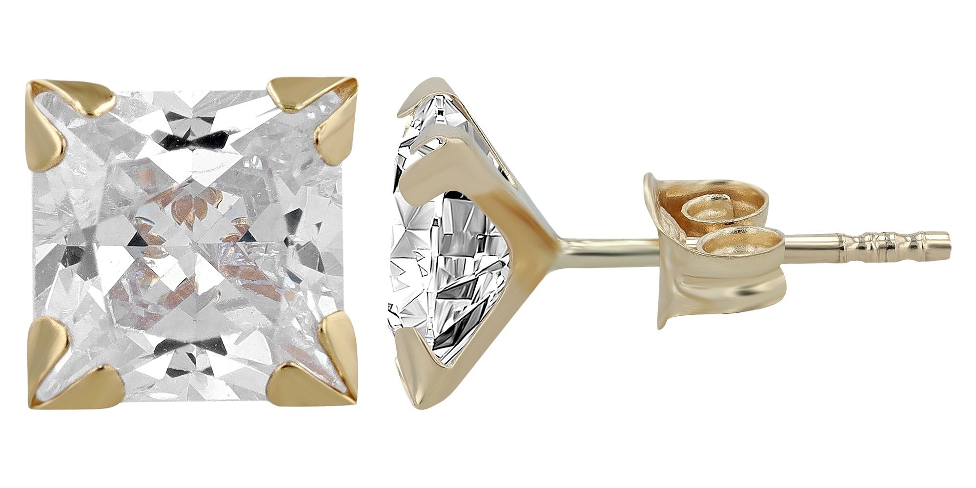 Adelia´s Paar Ohrstecker »Ohrringe - Ohrstecker aus 333 Gold mit Zirkonia«