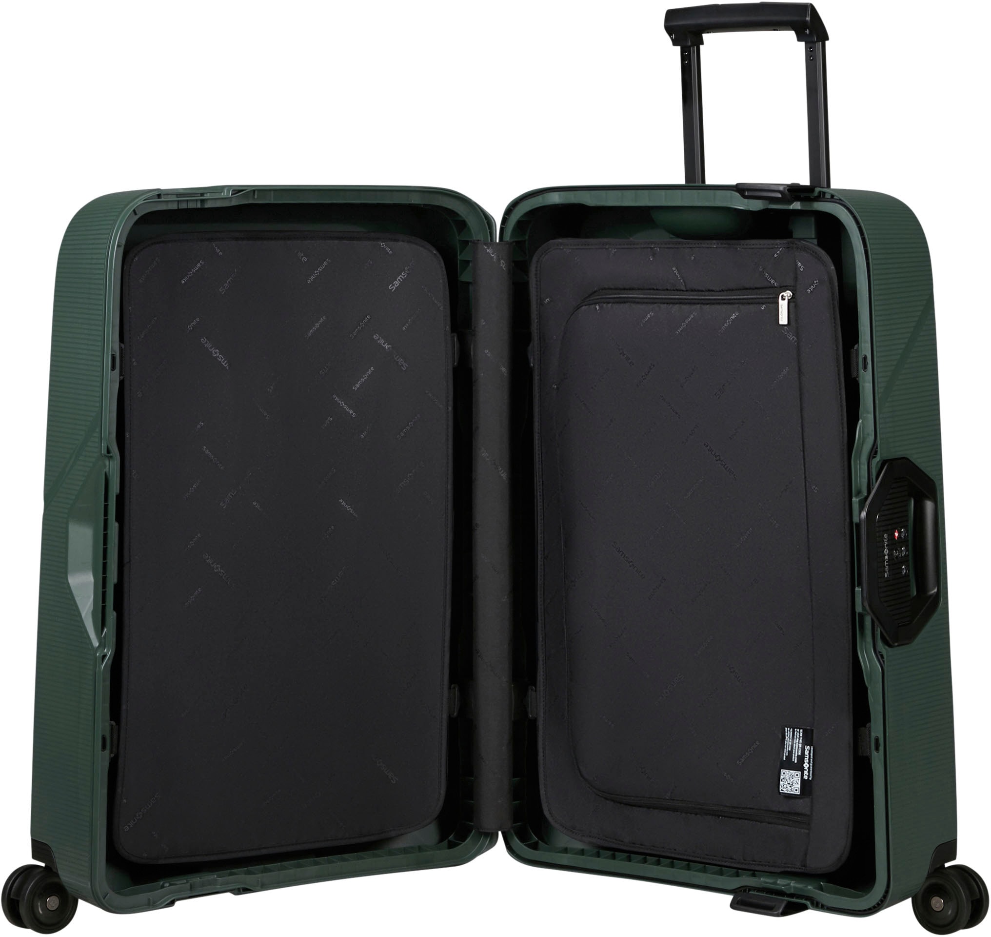 Samsonite Hartschalen-Trolley »MAGNUM ECO, verschiedene Größen und Farben«, 4 Rollen, Reisekoffer Trolley Aufgabegepäck TSA-Zahlenschloss Made in Europe