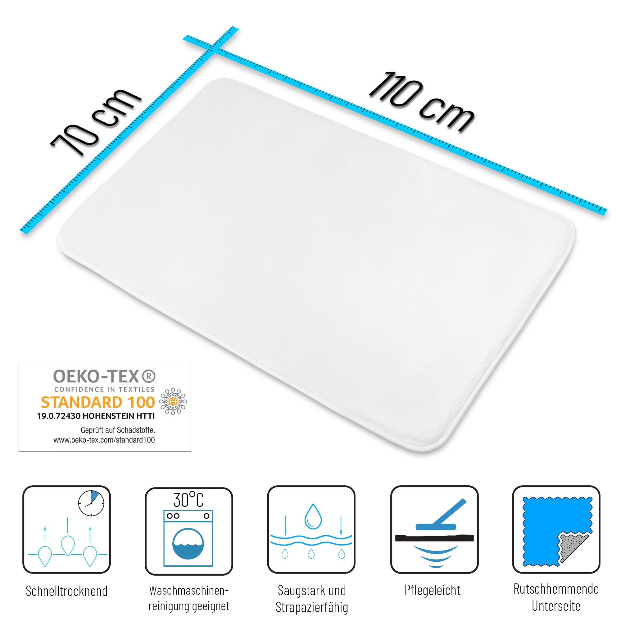 Sanilo Badaccessoire-Set »Leuchtturm« bestehend aus WC-Sitz, Badteppich und Waschbeckenstöpsel