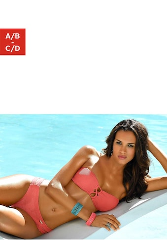 Sunseeker Bandeau-Bikini-Top »Fancy«, mit modischer Zierschnürung kaufen