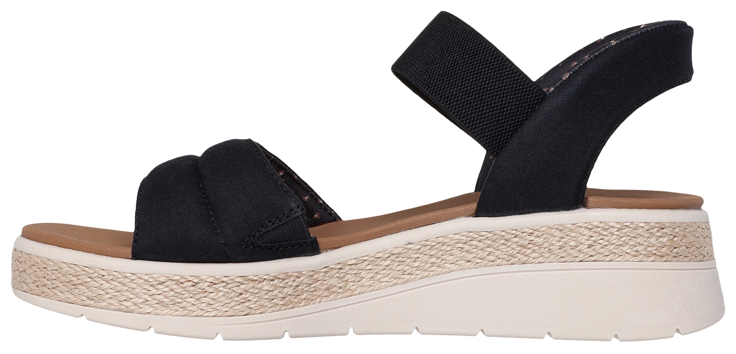 Skechers Sandale »BOBS SUN RAY«, Keilsandale, Sandalette, Plateausandale mit Plush Foam