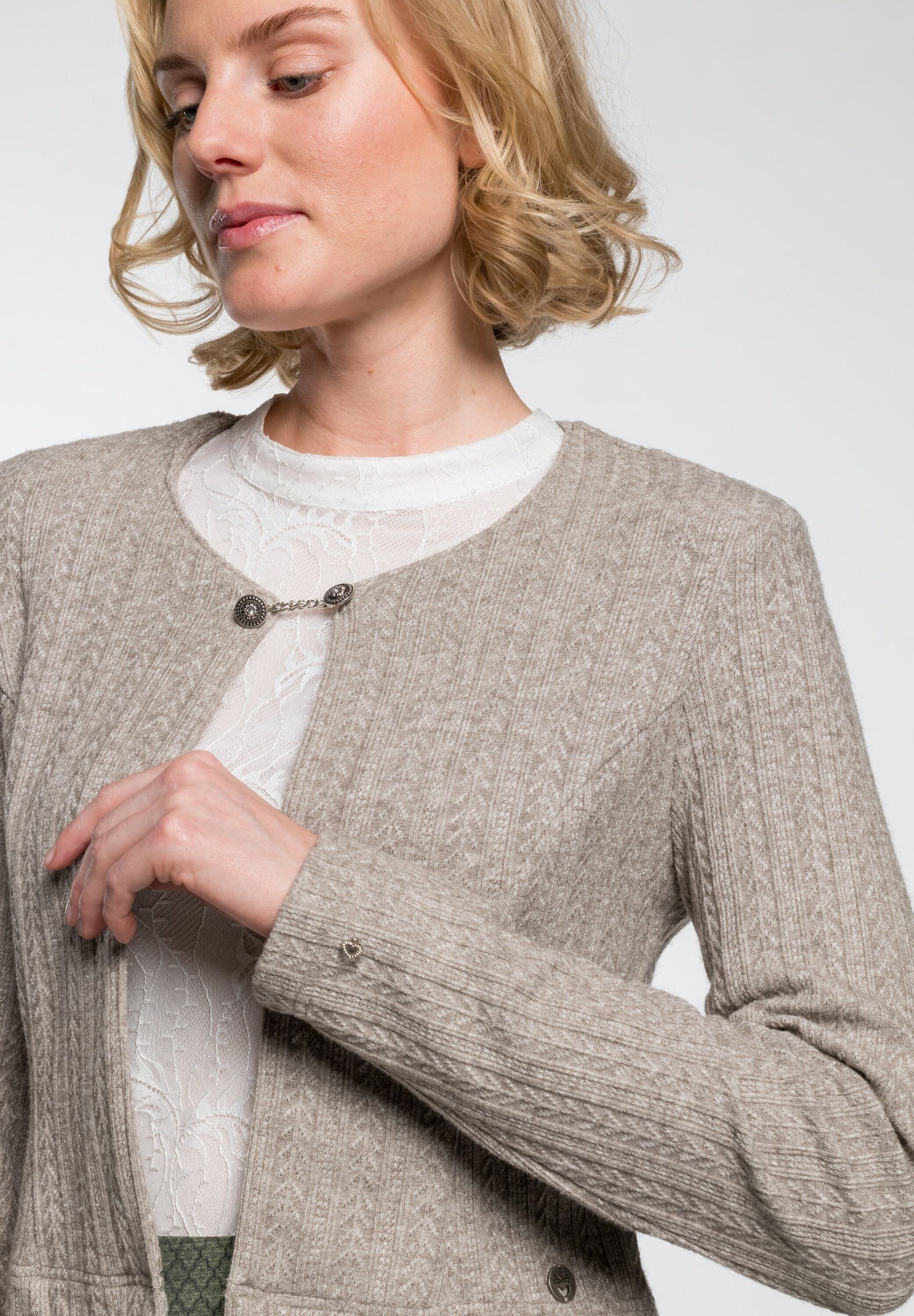 Spieth & Wensky Trachtenstrickjacke »Emana« Bolero für kühlere Festtage