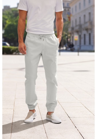 Stretch-Hose »Jogg Pants«, mit normaler Leibhöhe aus elastischer Baumwoll-Qualität