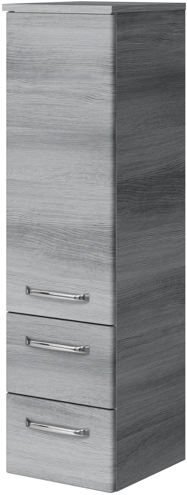 Saphir Badmöbel-Set »Badmöbel-Set Trentino 4-tlg Mineralmarmorwaschtisch,LED-Spiegelschrank«, (5 St.), Badezimmer-Set mit Midischrank und Unterschrank inkl. Türdämpfer