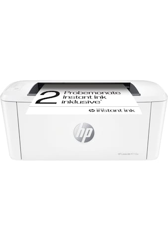 Schwarz-Weiß Laserdrucker »LaserJet M110w«, 2 Monate gratis Drucken mit HP Instant Ink...