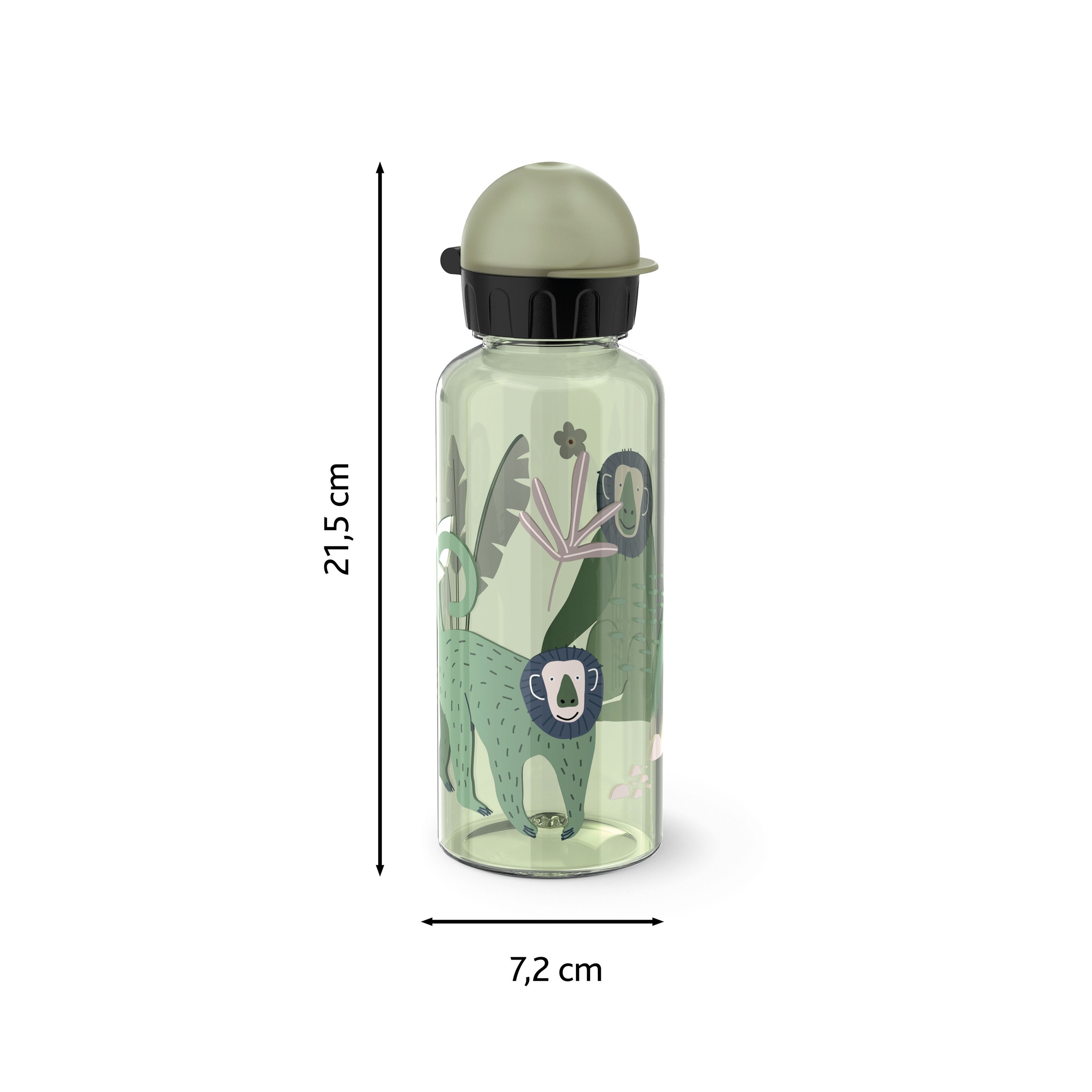 Emsa Trinkflasche »Kids« 100 % dicht, leicht, 0,6 L, Dreh-Trinkverschluss, transparent