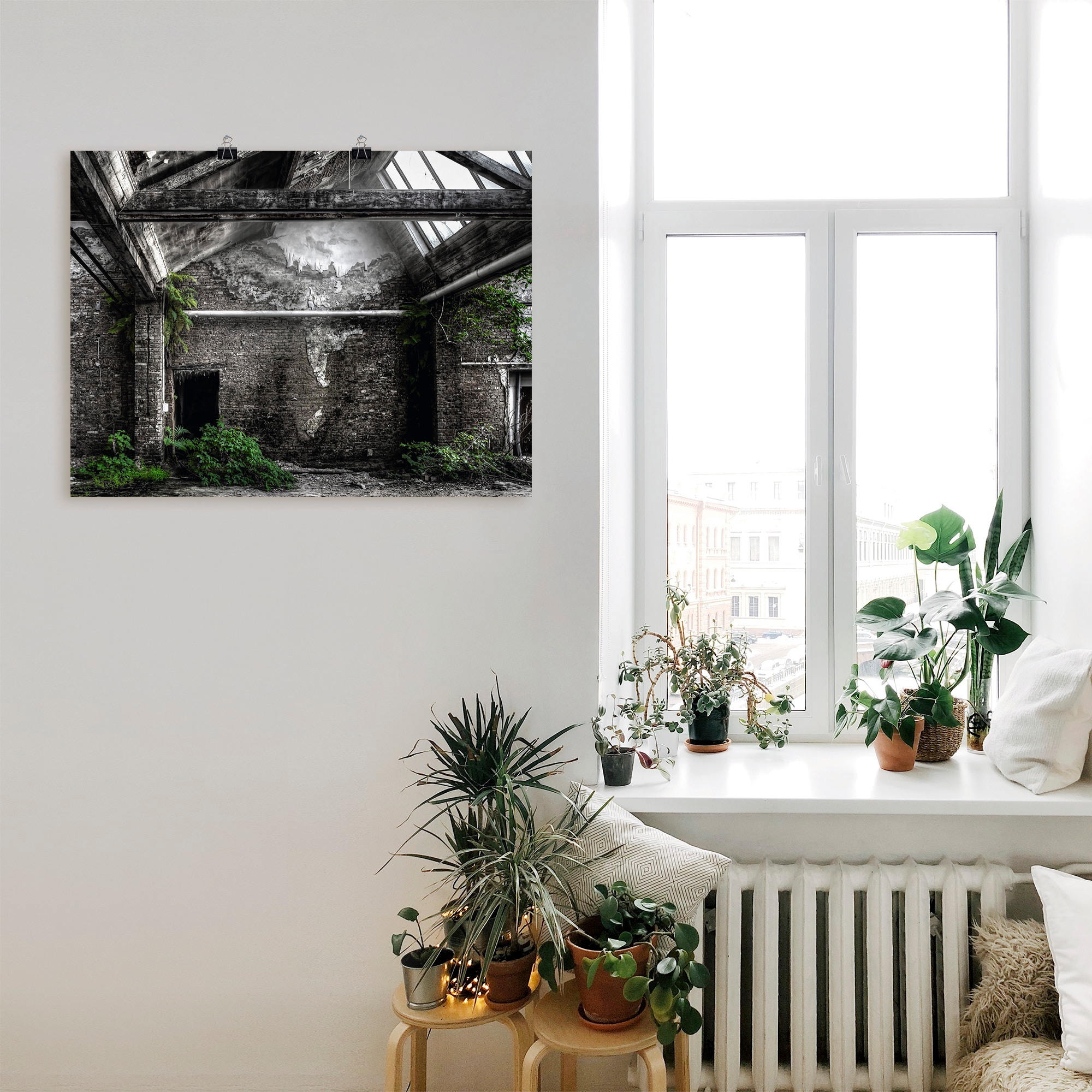 Artland Poster »Lost Place - alte Fabrik« Architektonische Elemente 1 Stk. tlg. ohne Rahmen