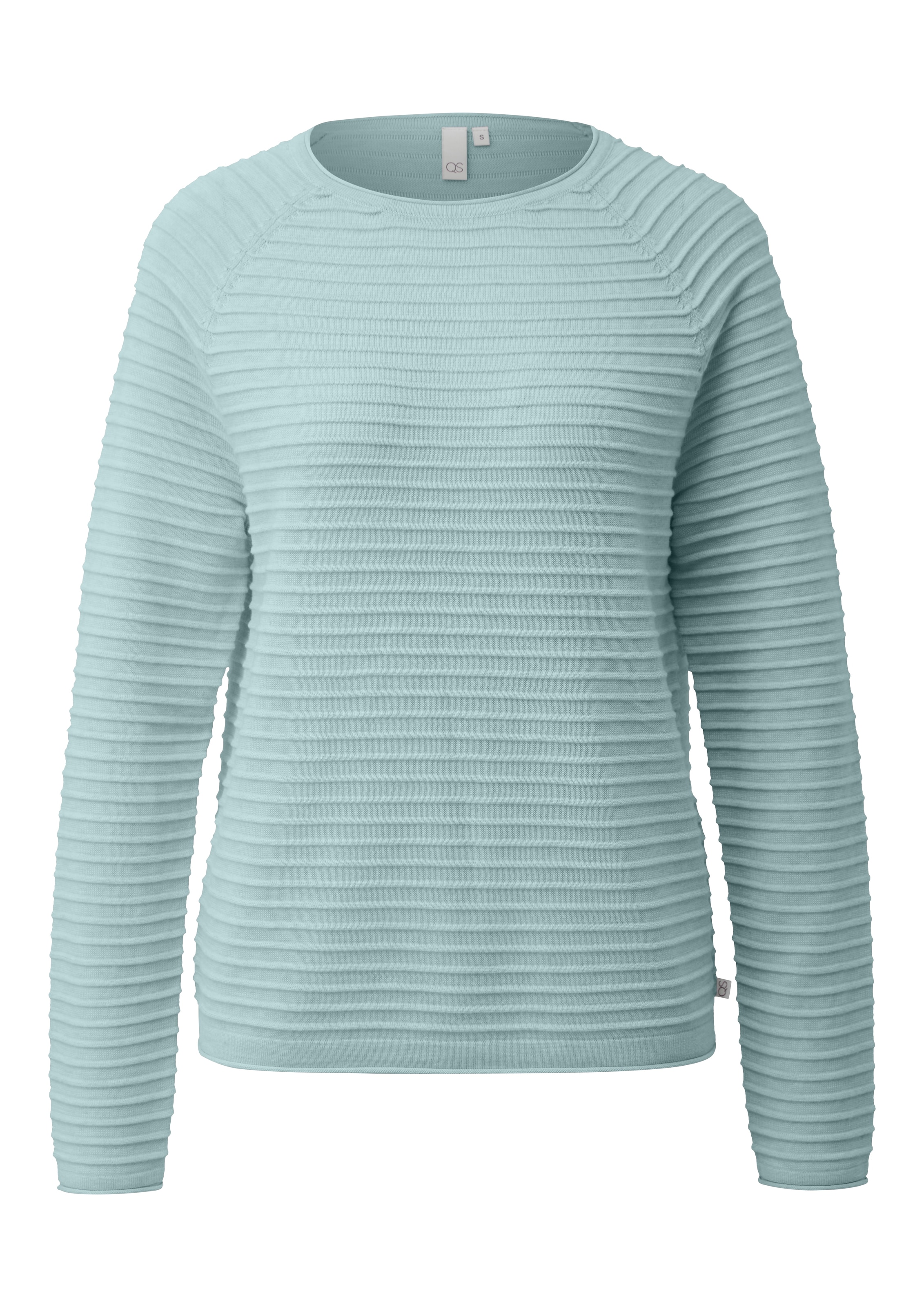 QS Strickpullover mit Strukturmuster