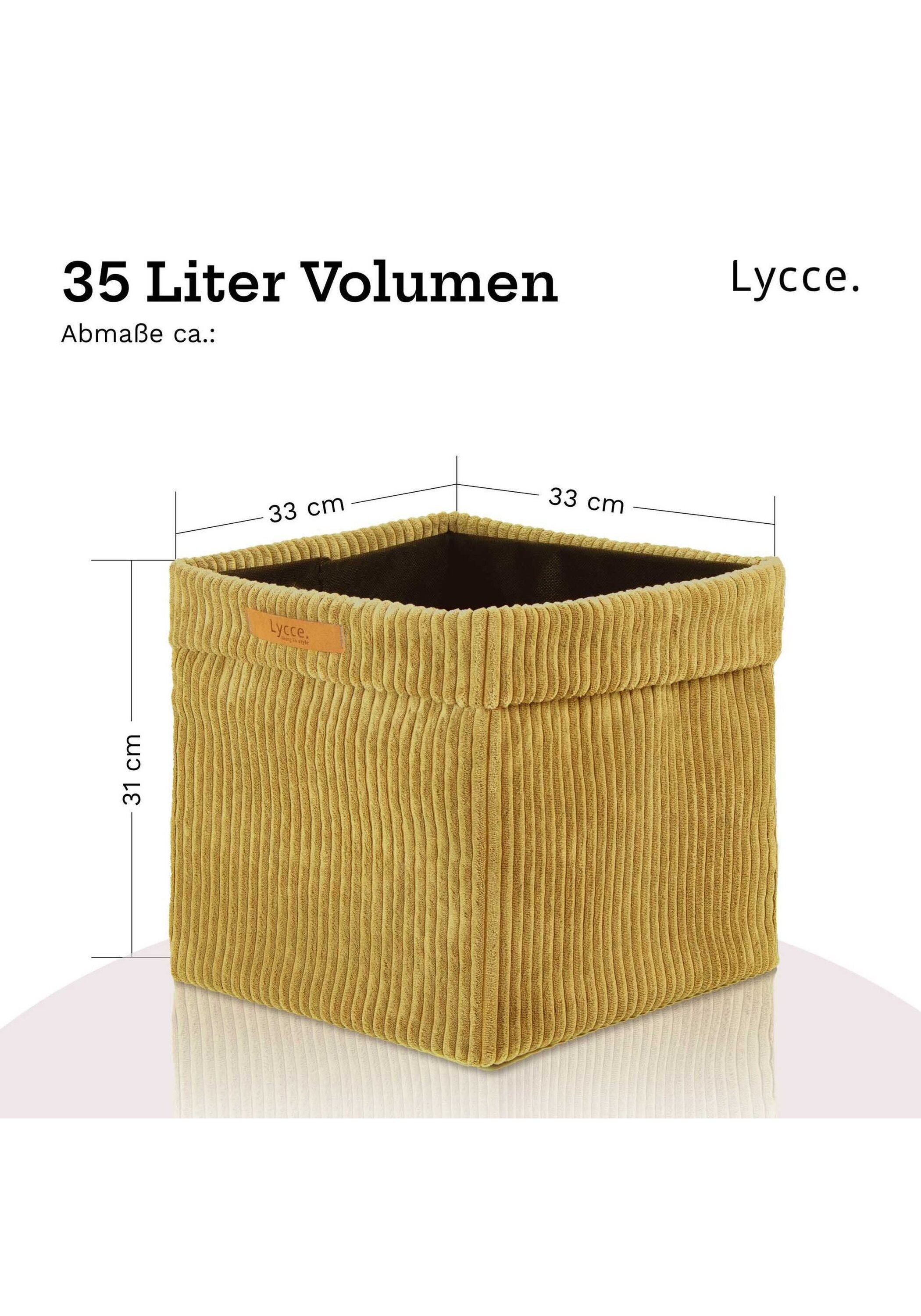 Lycce Aufbewahrungsbox »Aufbewahrungskorb Faltbare Aufbewahrungsbox Cord 4P 4er Pack«