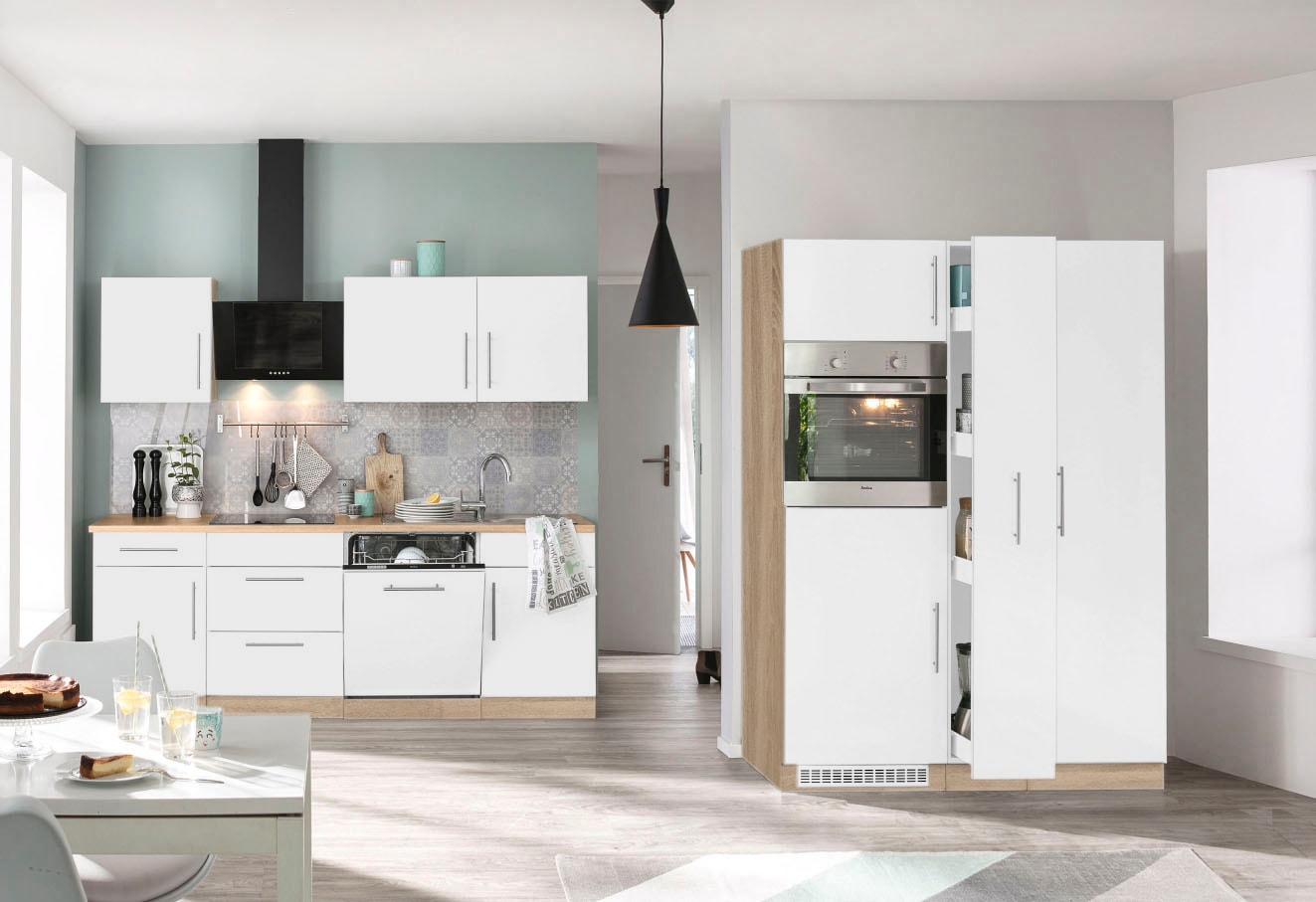 wiho Küchen Küchenzeile »Cali«, ohne E-Geräte, Breite 360 cm bestellen  online bei OTTO | Küchenzeilen mit Geräten