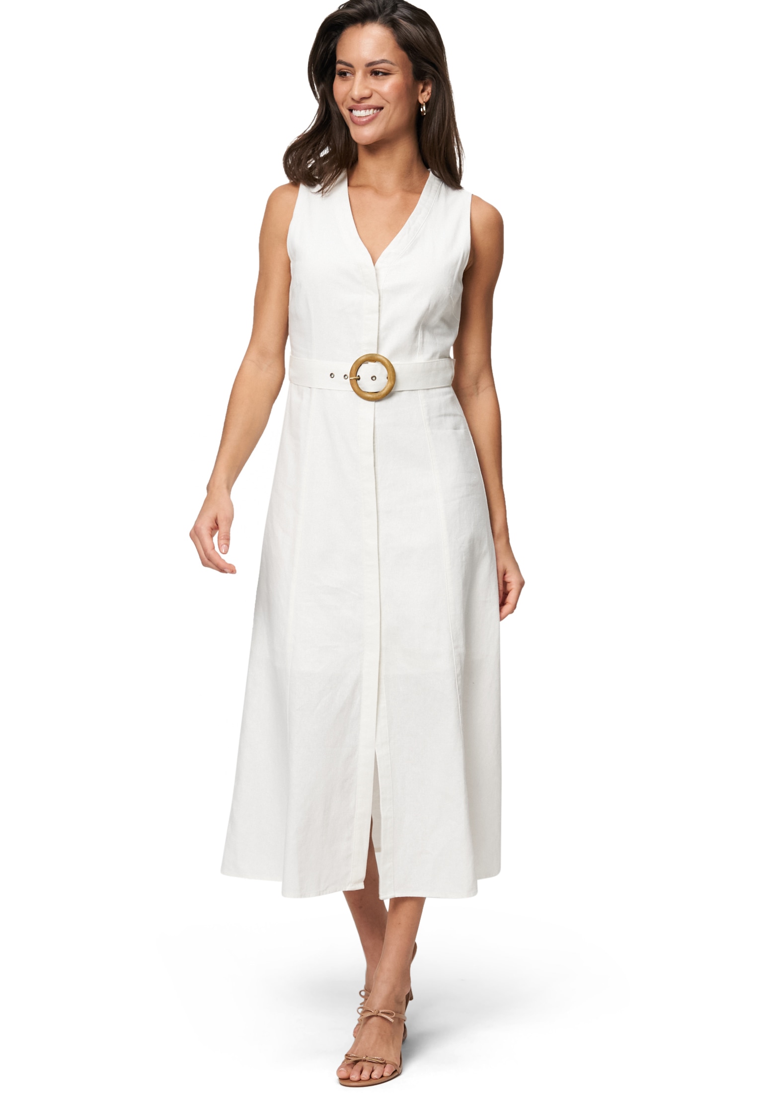 Zero Midikleid »Midikleid mit Gürtel«
