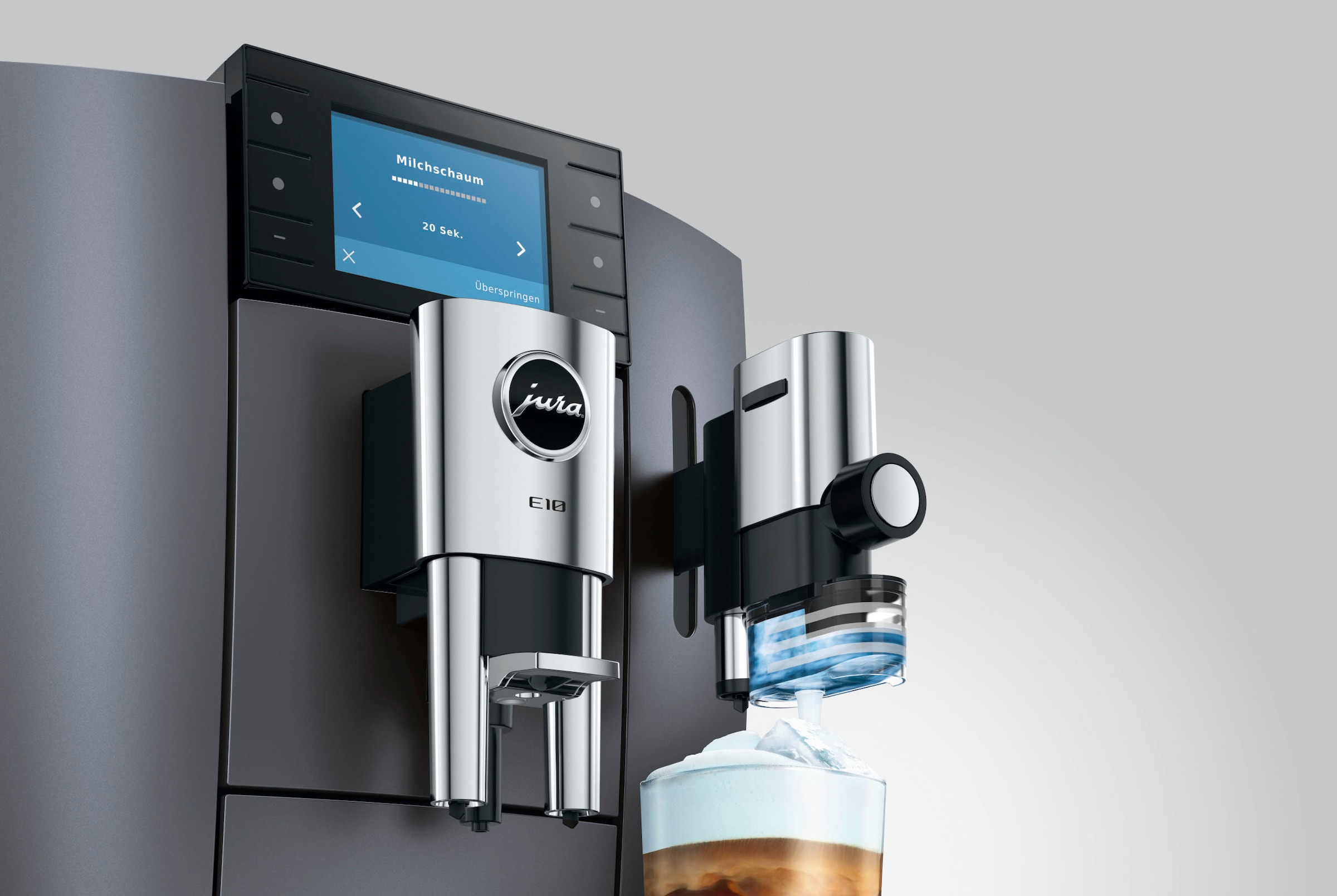 JURA Kaffeevollautomat »E10 Onyx Grey (EA)«