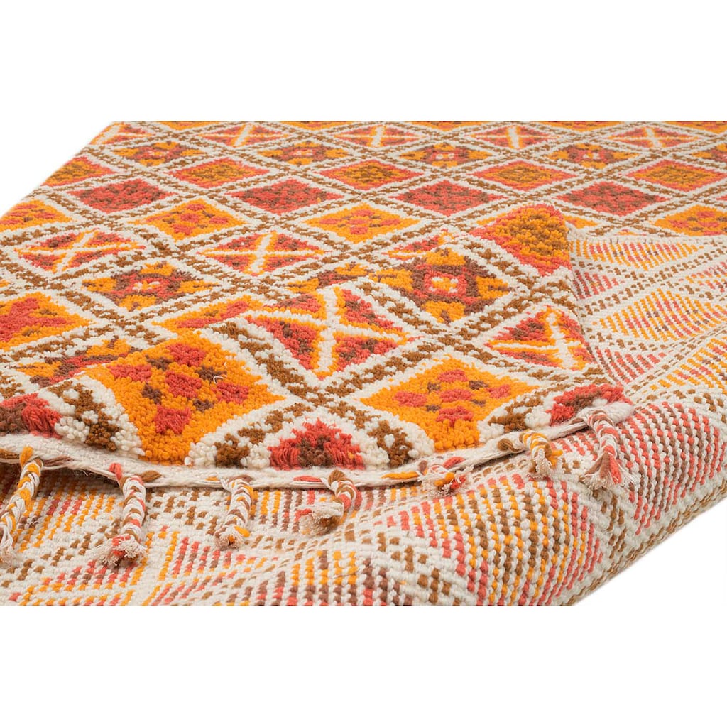 THEKO Wollteppich »Marmoucha«, rechteckig, echter Berber Teppich, reine Wolle, handgeknüpft, auch als Läufer