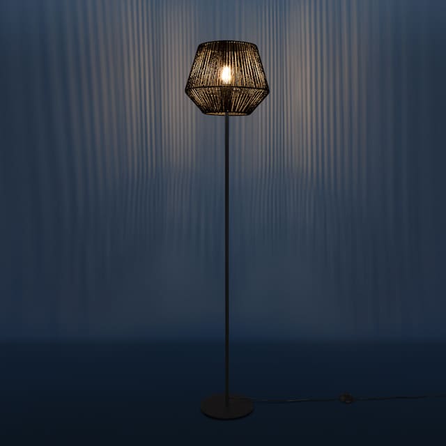 Korb Shop E27 LED OTTO Boho Paco bestellen Wohnzimmer flammig-flammig, Home Online Stehlampe im »Pinto«, Optik Modern 1 Schlafzimmer