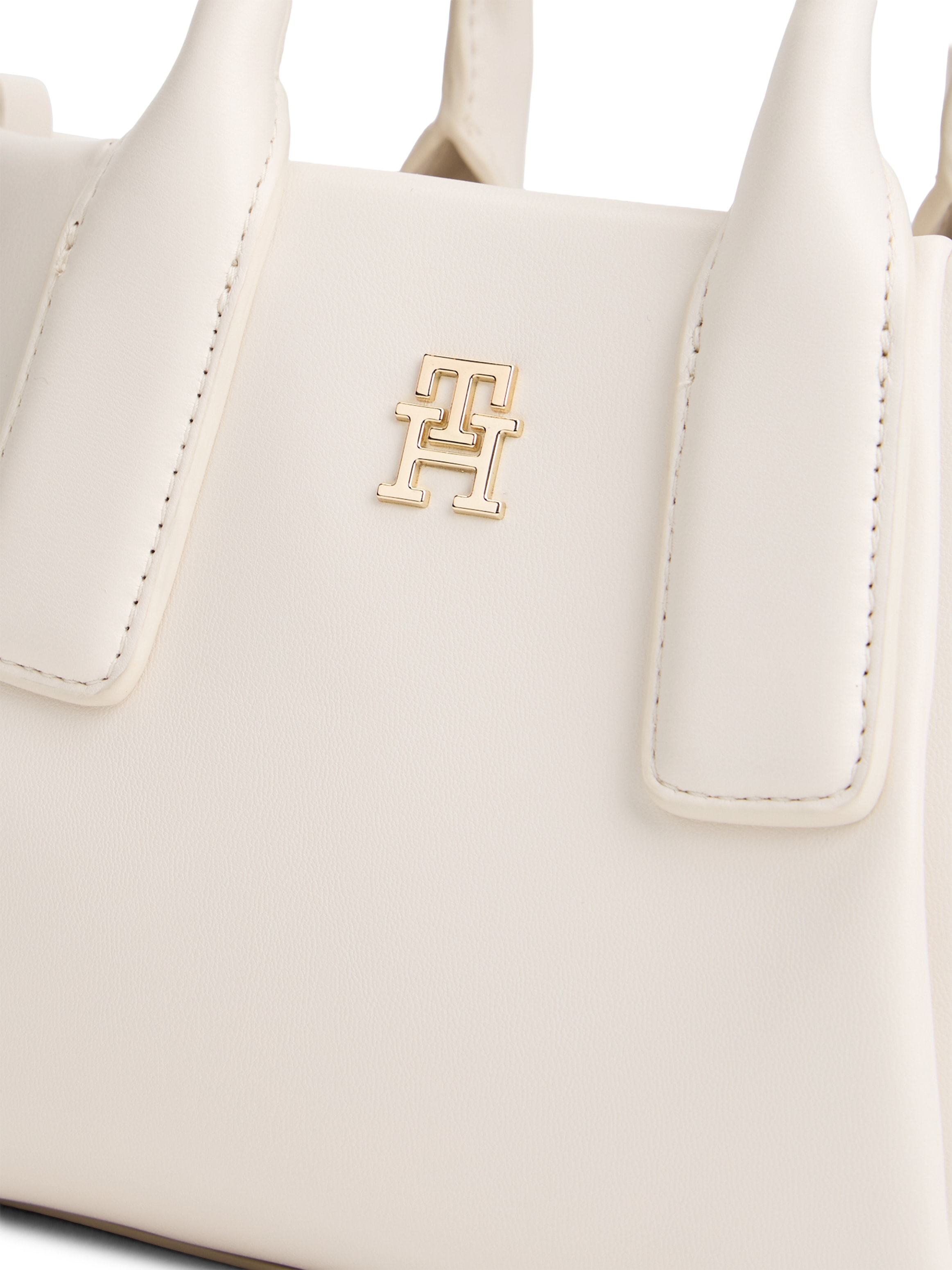 Tommy Hilfiger Tragetasche »TH ESSENTIAL MINI TOTE« Damen Handtasche, Umhängetasche, Schultertasche mit edlem TH-Logo